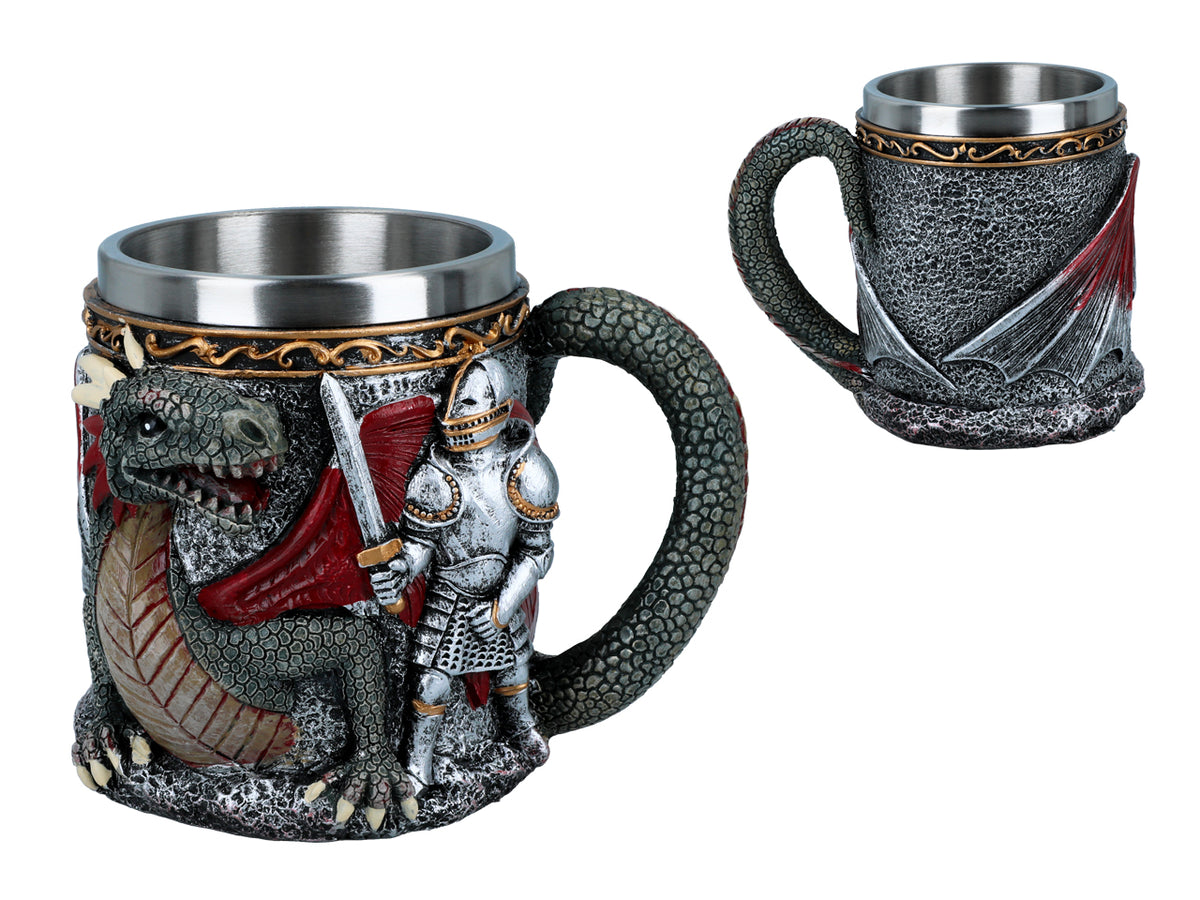 Decoratieve mok Erfgoed van de Ouden 450ml met mogelijkheid tot personalisatie met gravure, ideaal als cadeau, elegant ontwerp en unieke stijl