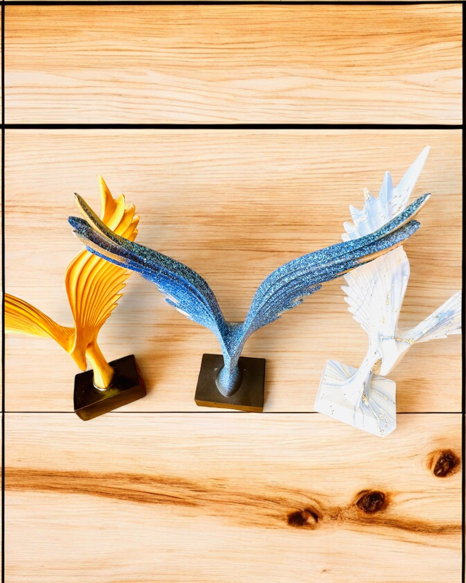 Elegante Engelvleugelfiguur 33 cm hoog – "Gevleugelde Wachters", mogelijkheid tot personalisatie met gravure als cadeau, personalisatie, 3 kleuropties