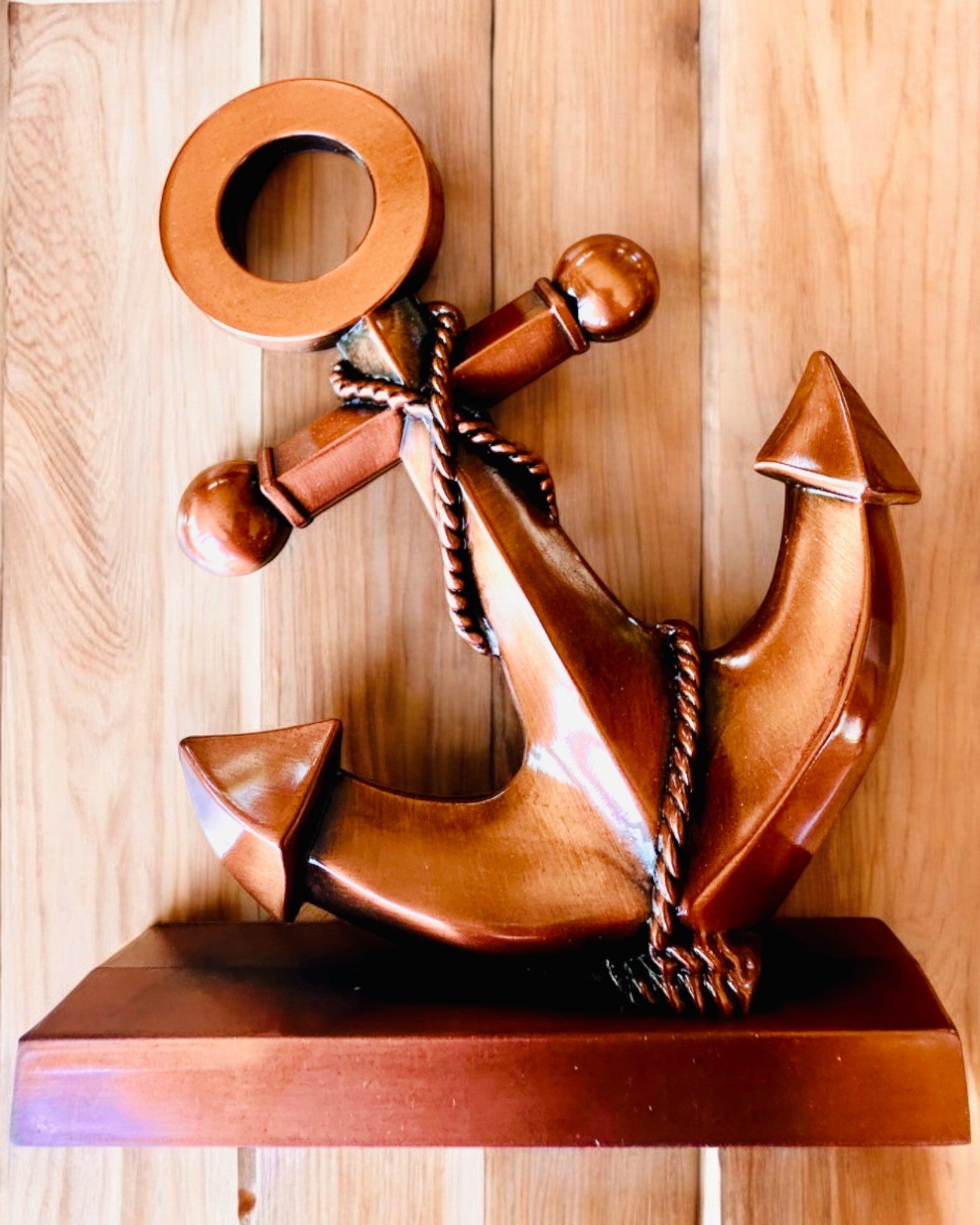 Decoratieve Aluminium Anker - Elegante Decoratie met Gravure Optie - 3 Kleuropties