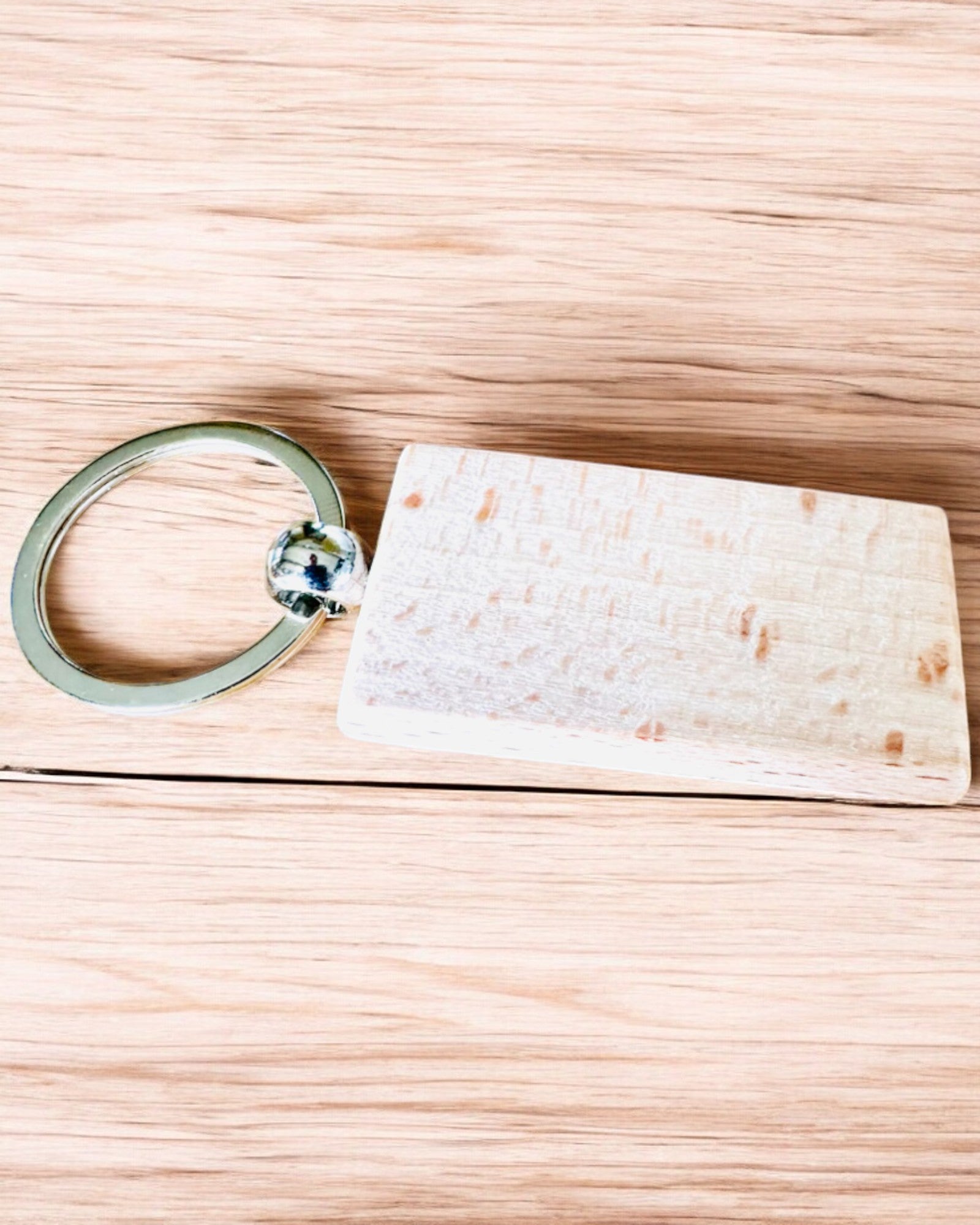 Houten Sleutelhanger met Mogelijkheid tot Graveren – Ideaal als Cadeau
