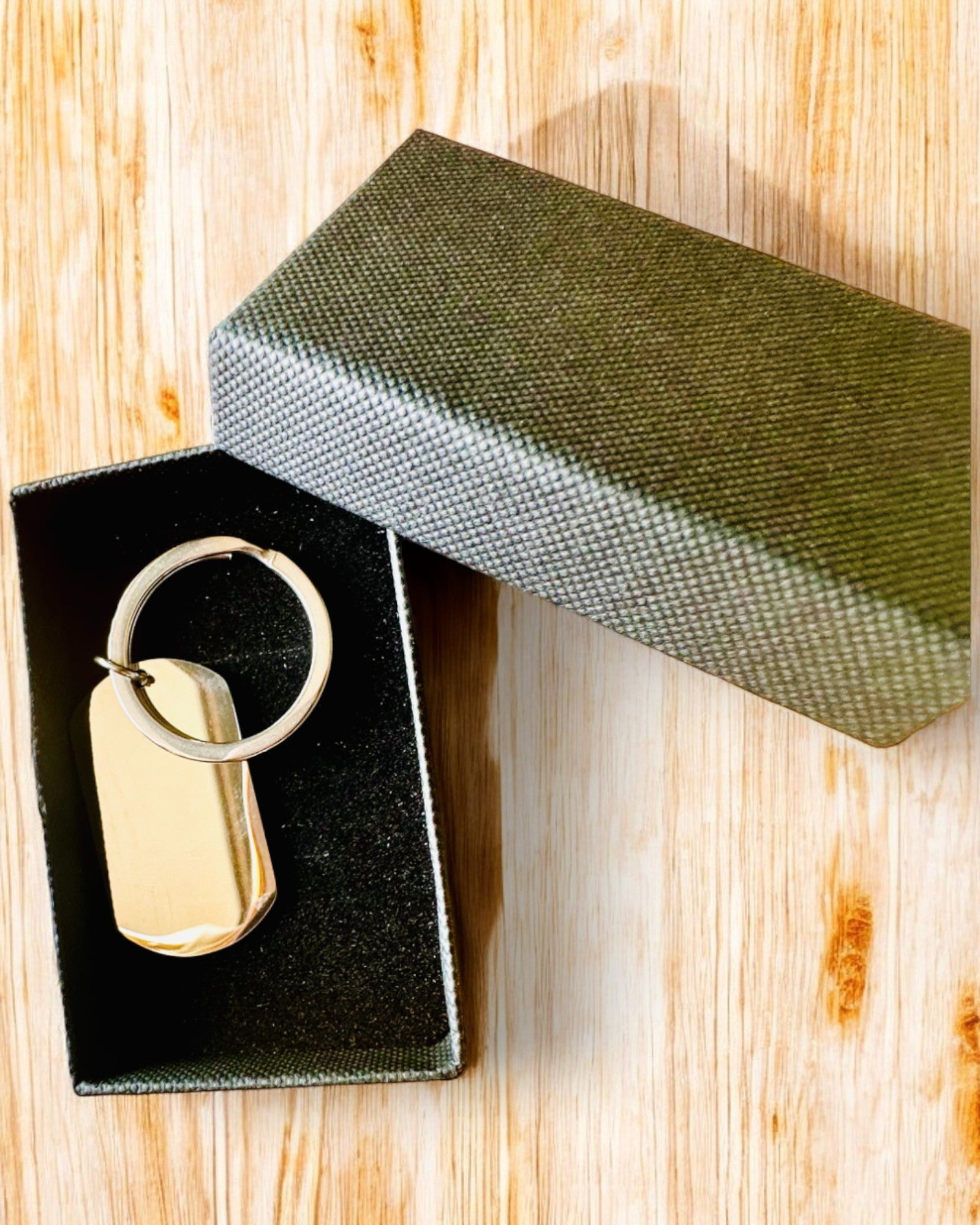 Militaire ID Sleutelhanger "Dog Tag" van Roestvrij Staal – Gepersonaliseerde Gravure