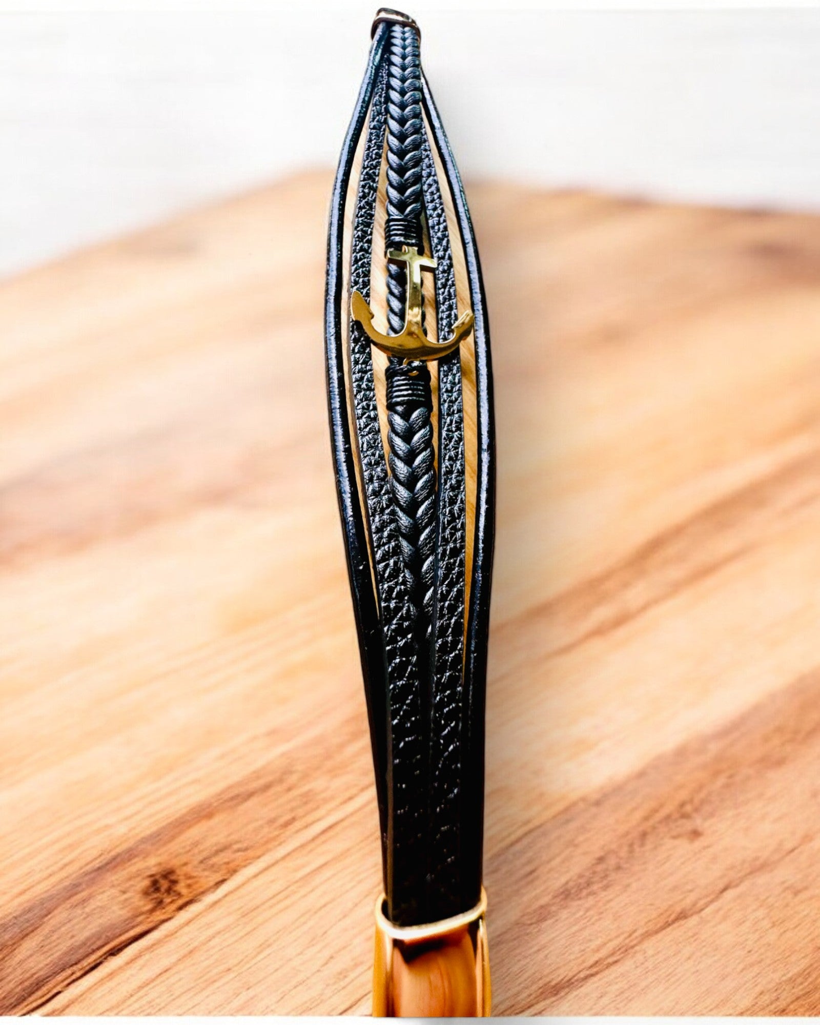 Herenarmband Anker van Elegantie met graveeroptie als cadeau