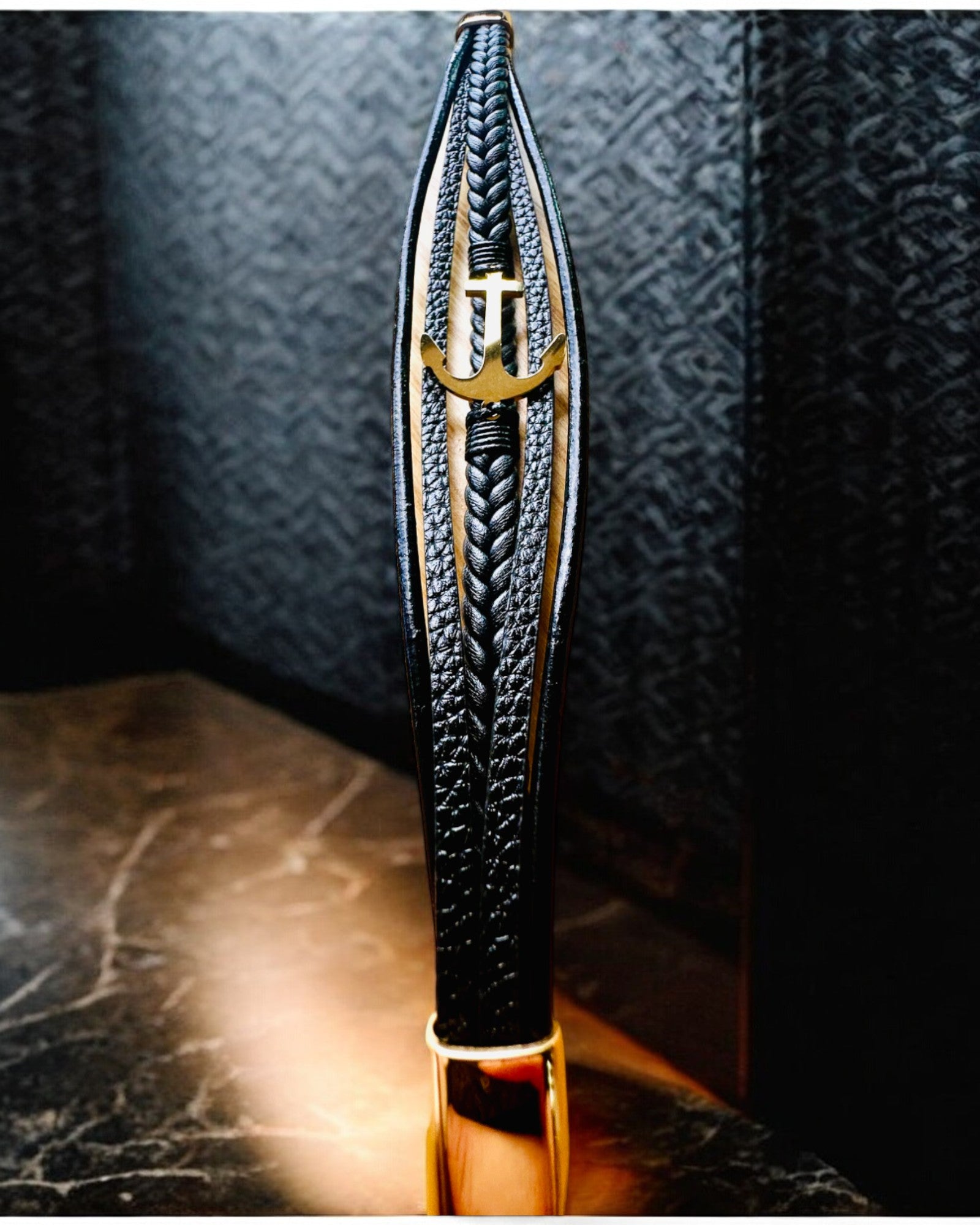 Herenarmband Anker van Elegantie met graveeroptie als cadeau