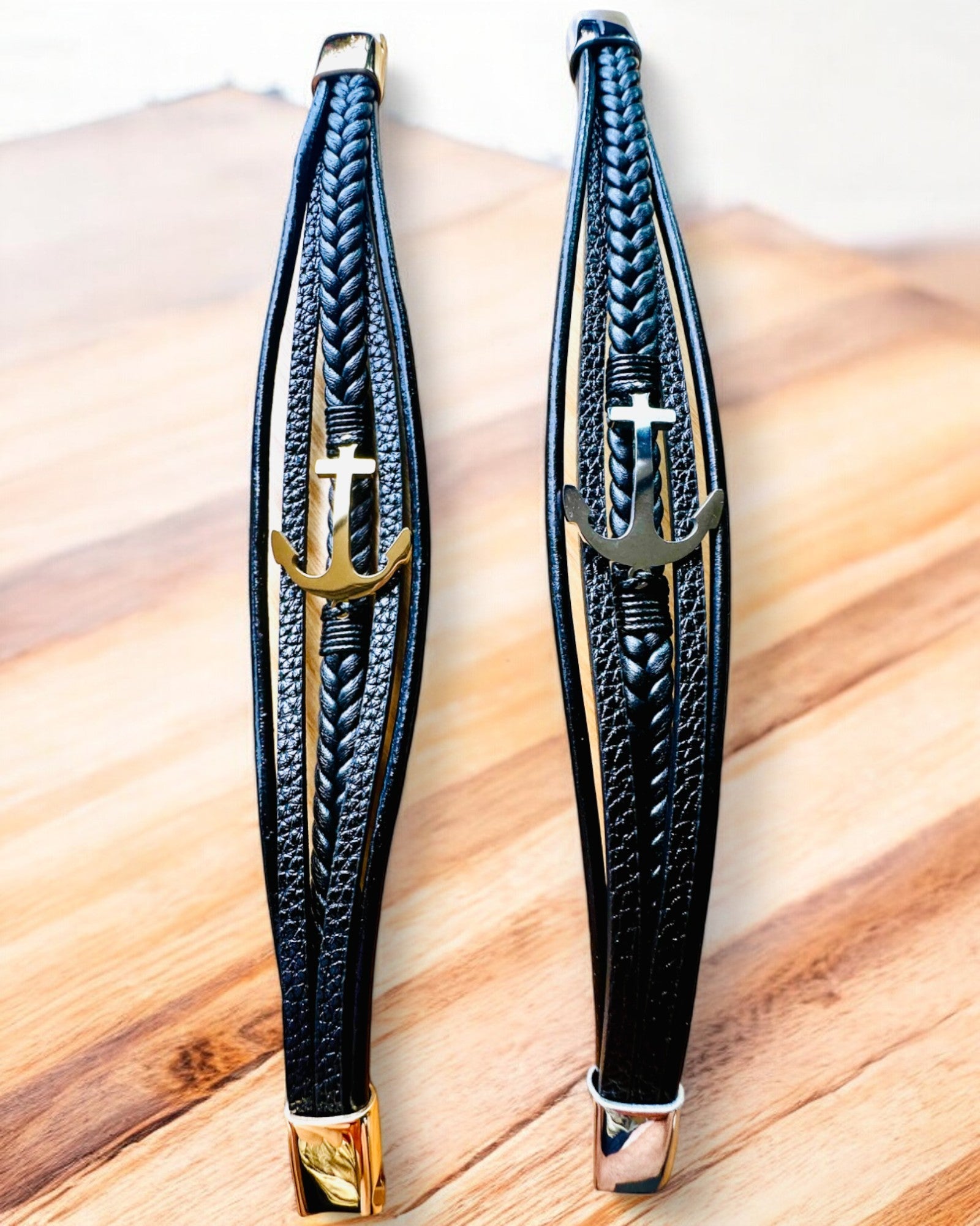 Herenarmband Anker van Elegantie met graveeroptie als cadeau