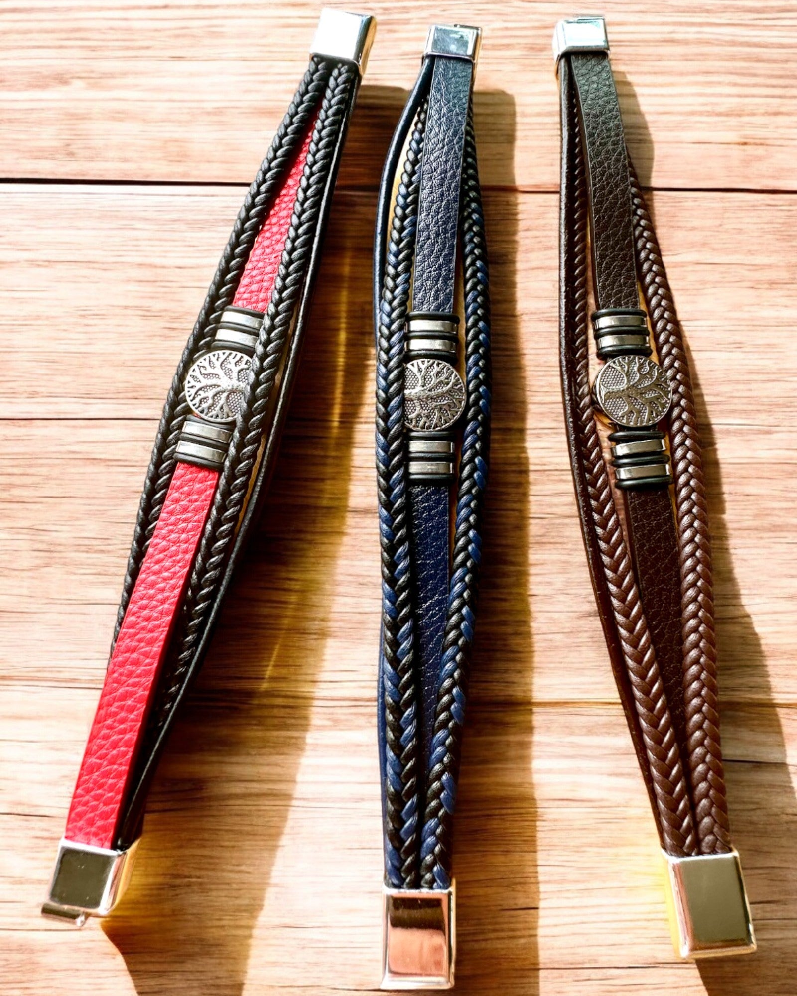 Armband "Levensboom" met personalisatiemogelijkheid als cadeau, 3 kleuropties
