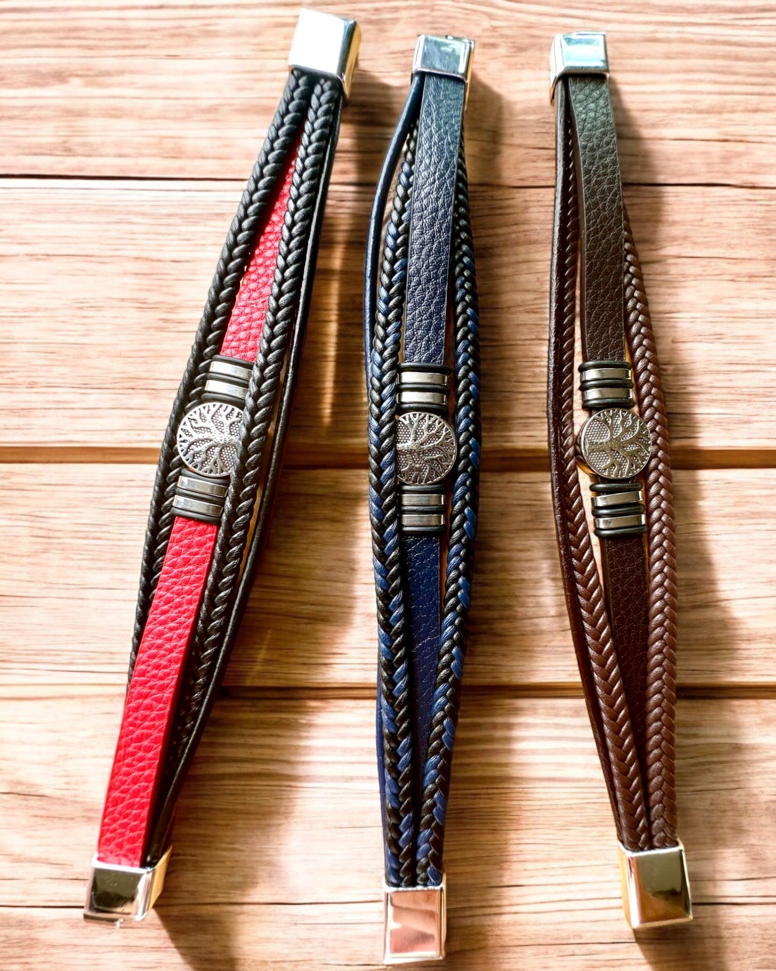 Armband "Levensboom" met personalisatiemogelijkheid als cadeau, 3 kleuropties