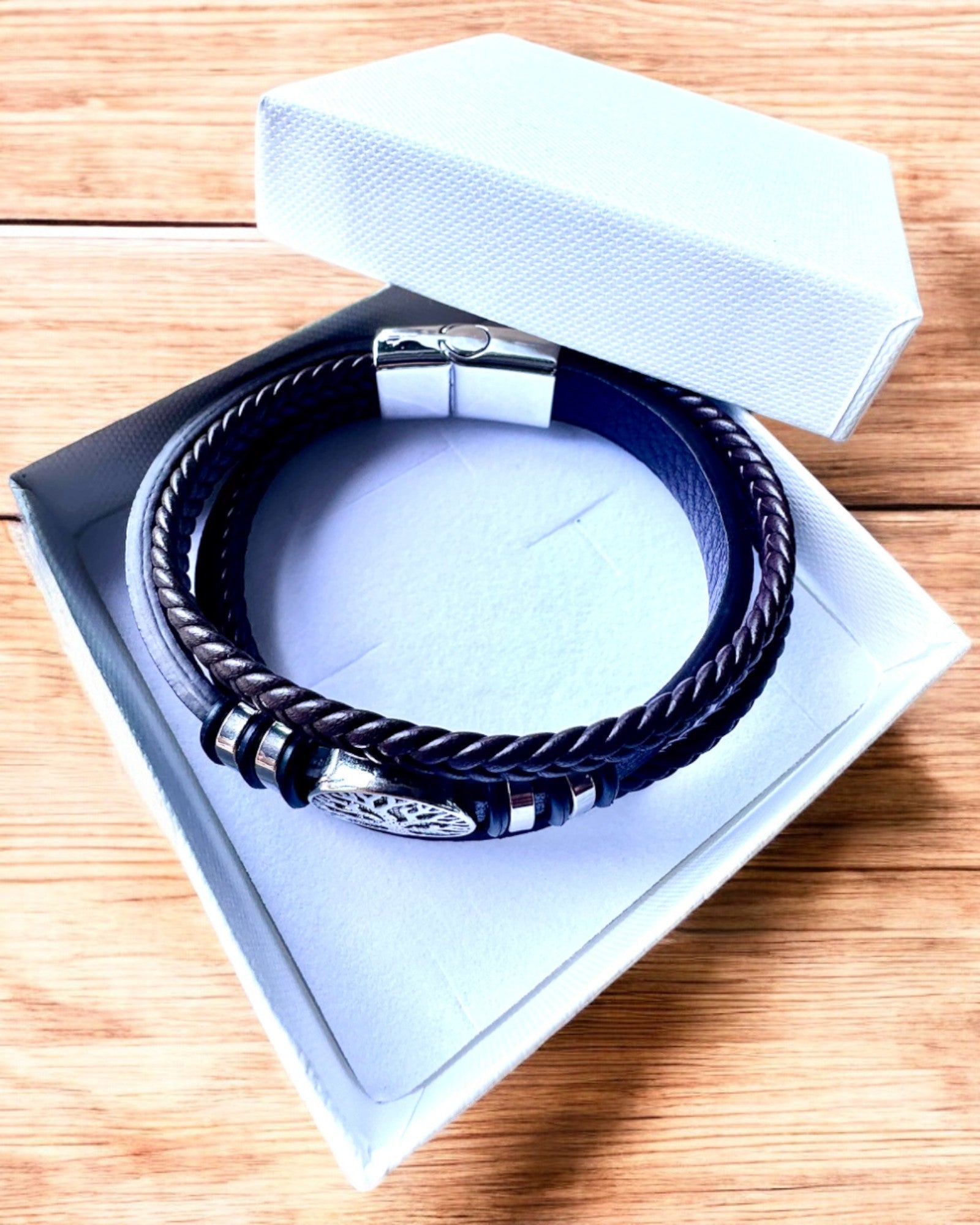 Armband "Levensboom" met personalisatiemogelijkheid als cadeau, 3 kleuropties