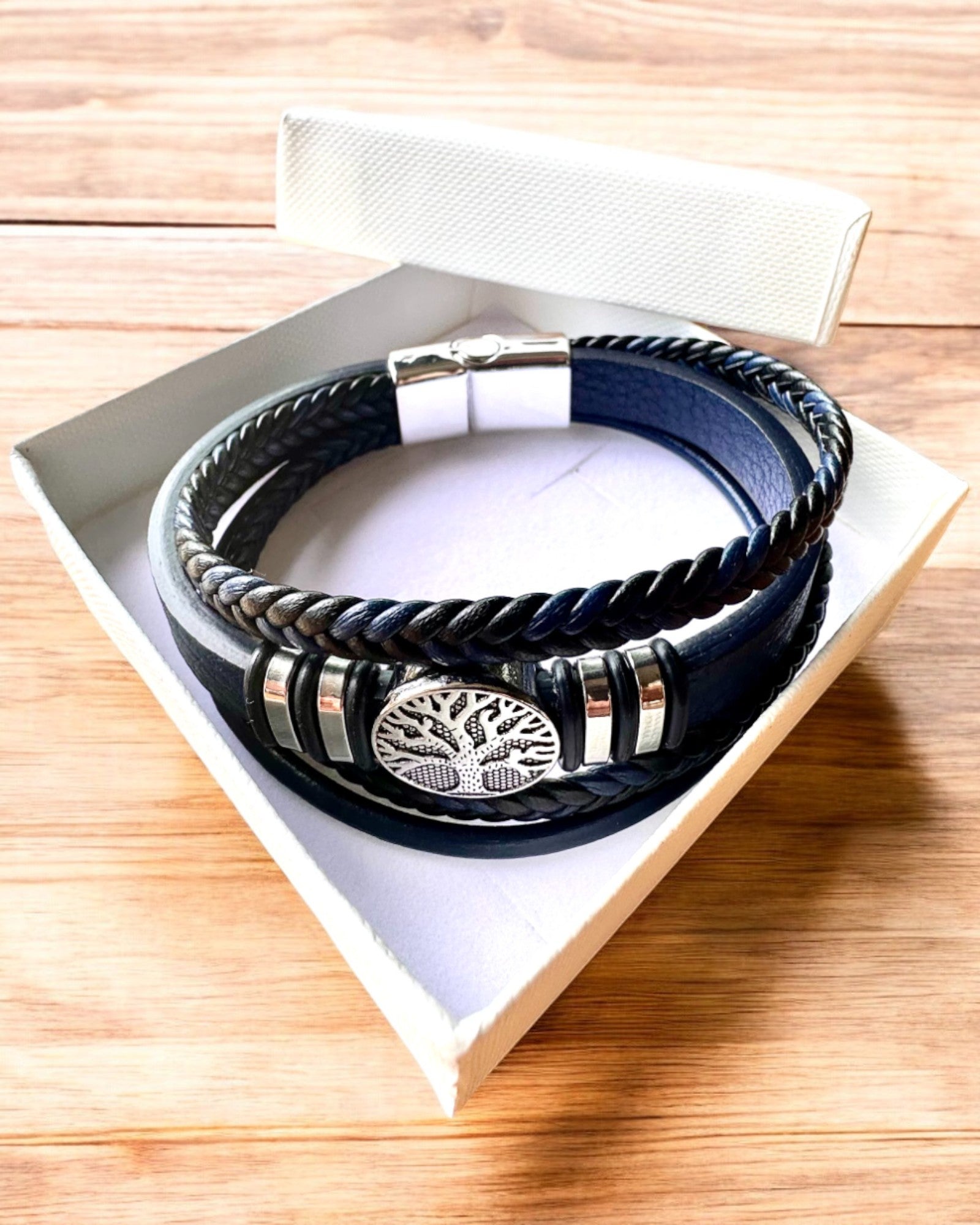 Armband "Levensboom" met personalisatiemogelijkheid als cadeau, 3 kleuropties