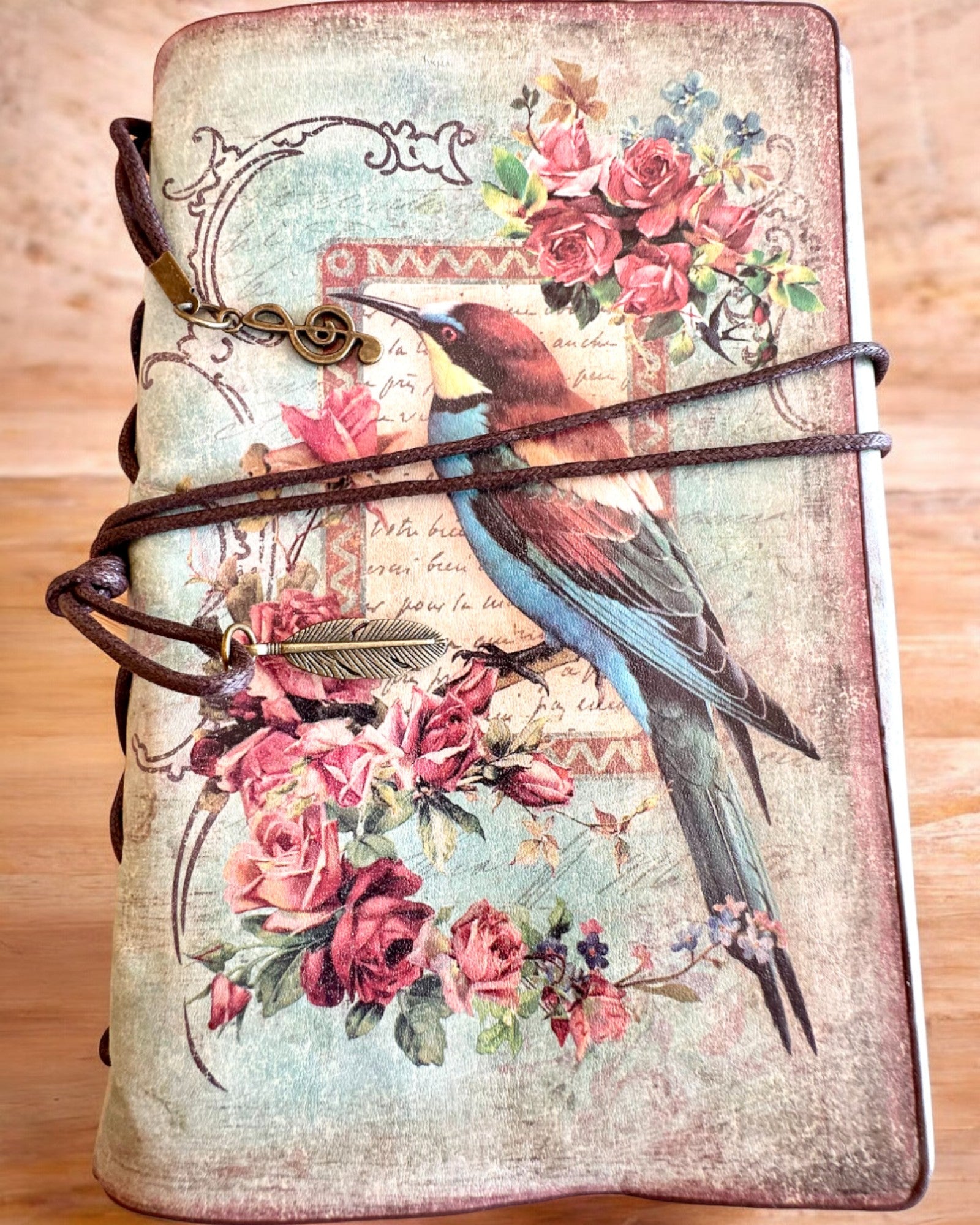 Vintage Memoire Notitieboek met gepersonaliseerde gravure - 3 ontwerpen om uit te kiezen, notitieboek als cadeau