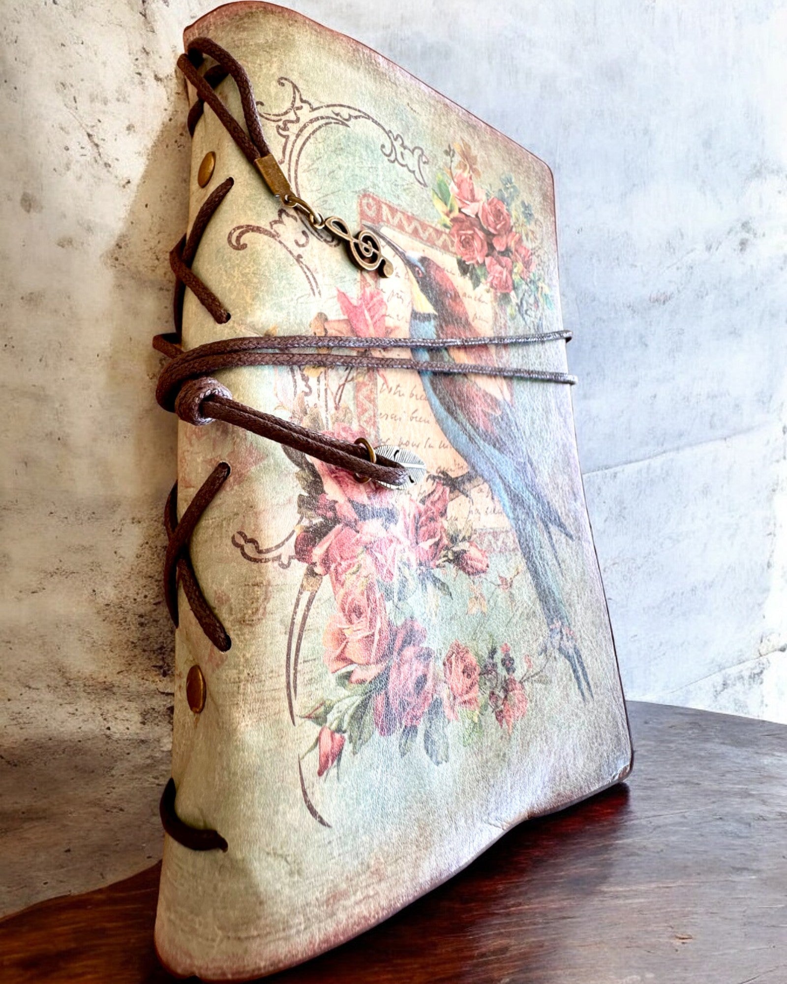 Vintage Memoire Notitieboek met gepersonaliseerde gravure - 3 ontwerpen om uit te kiezen, notitieboek als cadeau