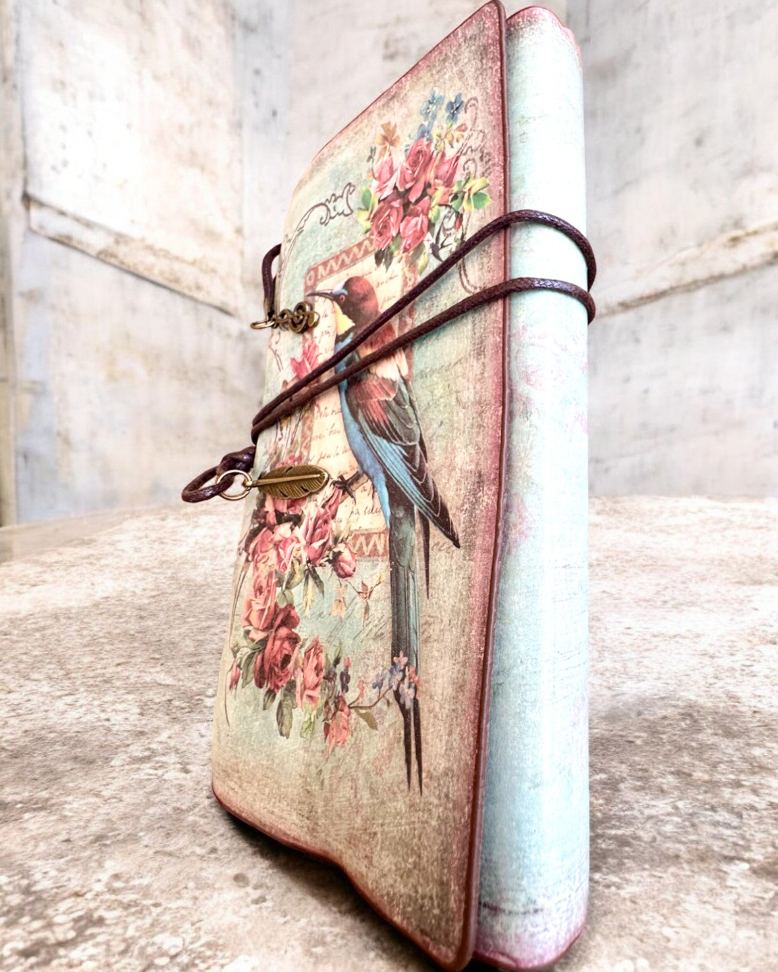 Vintage Memoire Notitieboek met gepersonaliseerde gravure - 3 ontwerpen om uit te kiezen, notitieboek als cadeau