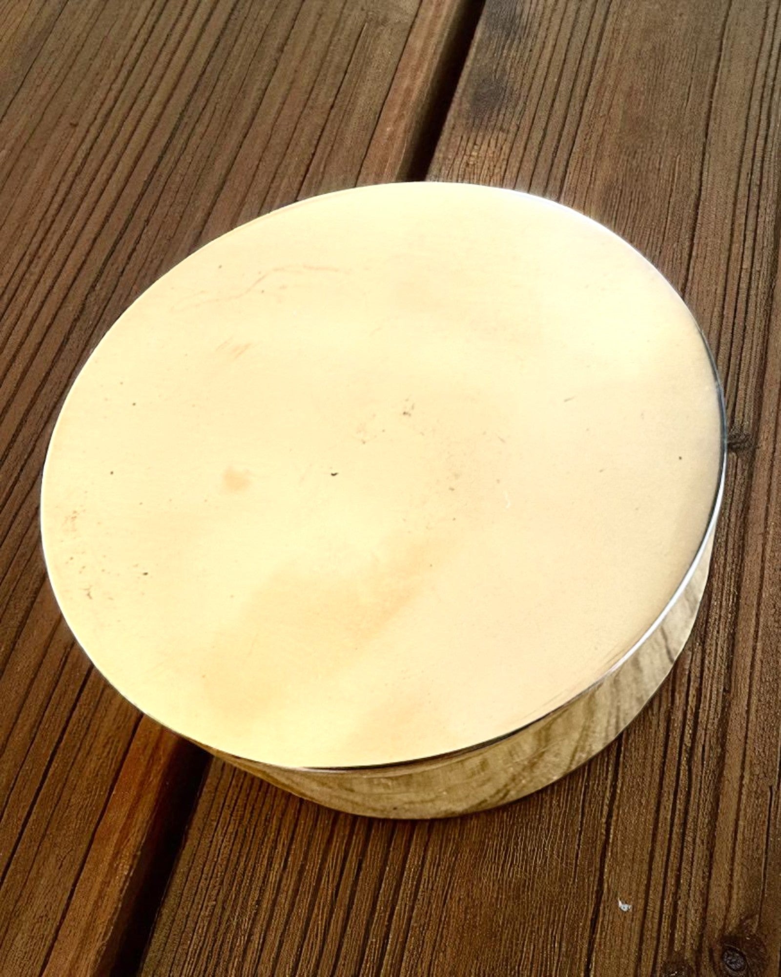 Zonnewijzer Kompas Voyager 7cm – messing zonnewijzer met kompas, personalisatie met gravure als cadeau