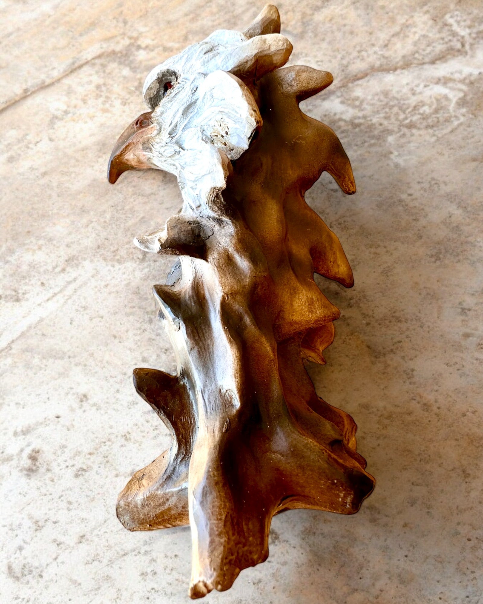 Adelaar van Vrijheid Beeldhouwwerk van Hars met Mogelijkheid tot Graveren als cadeau 26.5 cm hoog