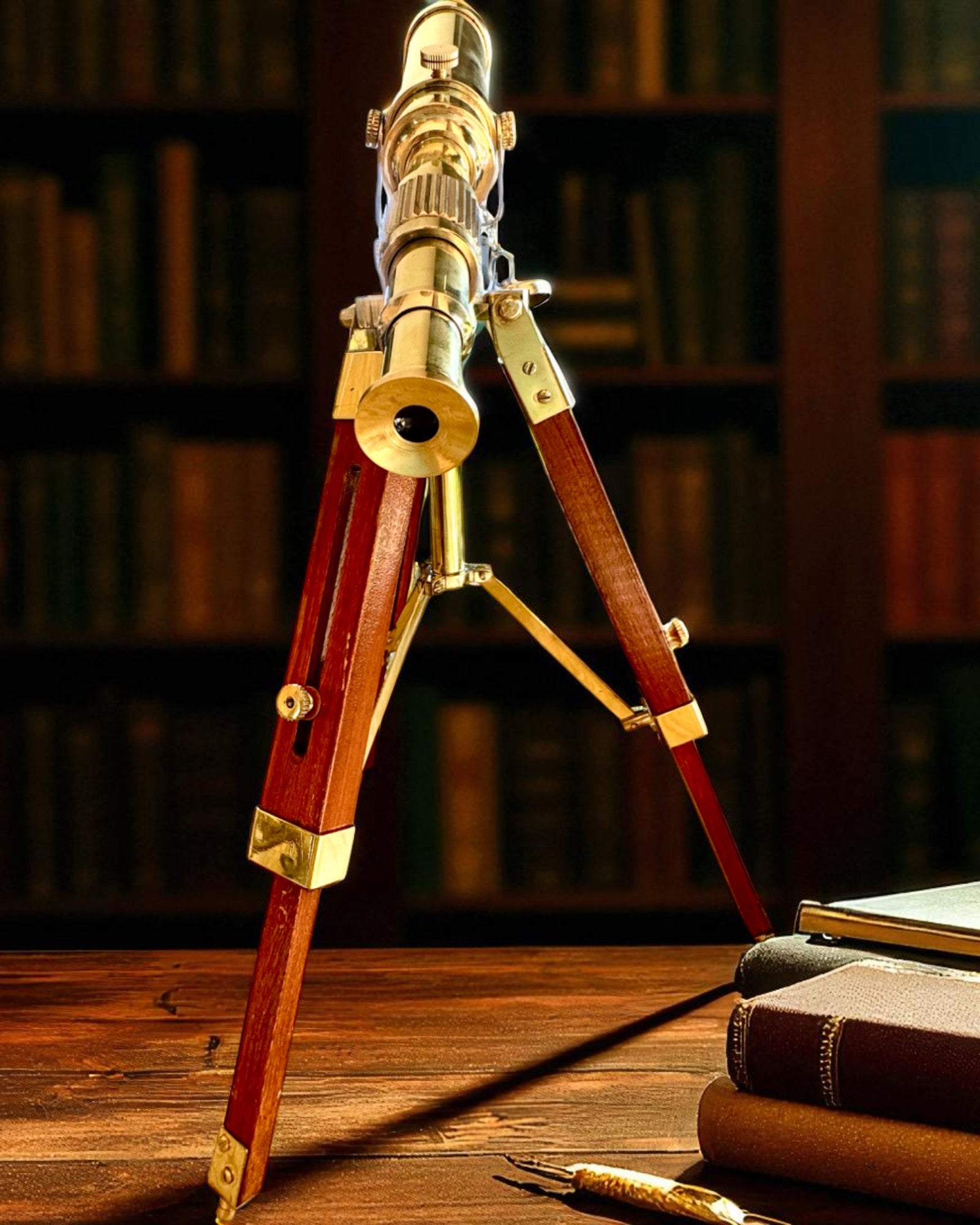 Hemelkoepel op Houten Standaard 41 cm, mogelijkheid tot personalisatie met gravure als cadeau