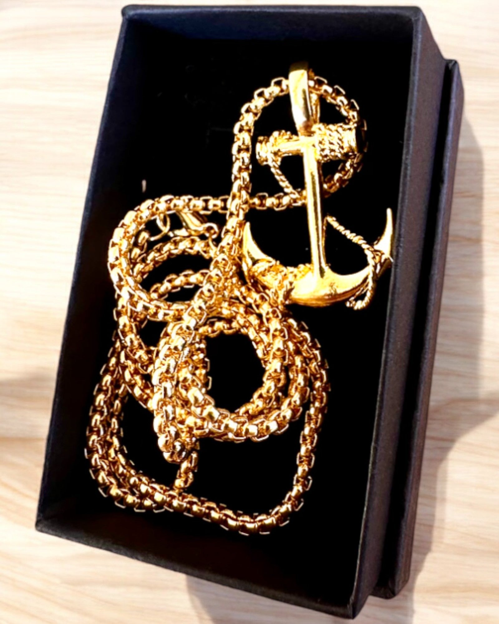 Anker van Determinatie, Zee Amulet, ketting, mogelijkheid tot personalisatie met gravure als cadeau, 3 varianten om uit te kiezen