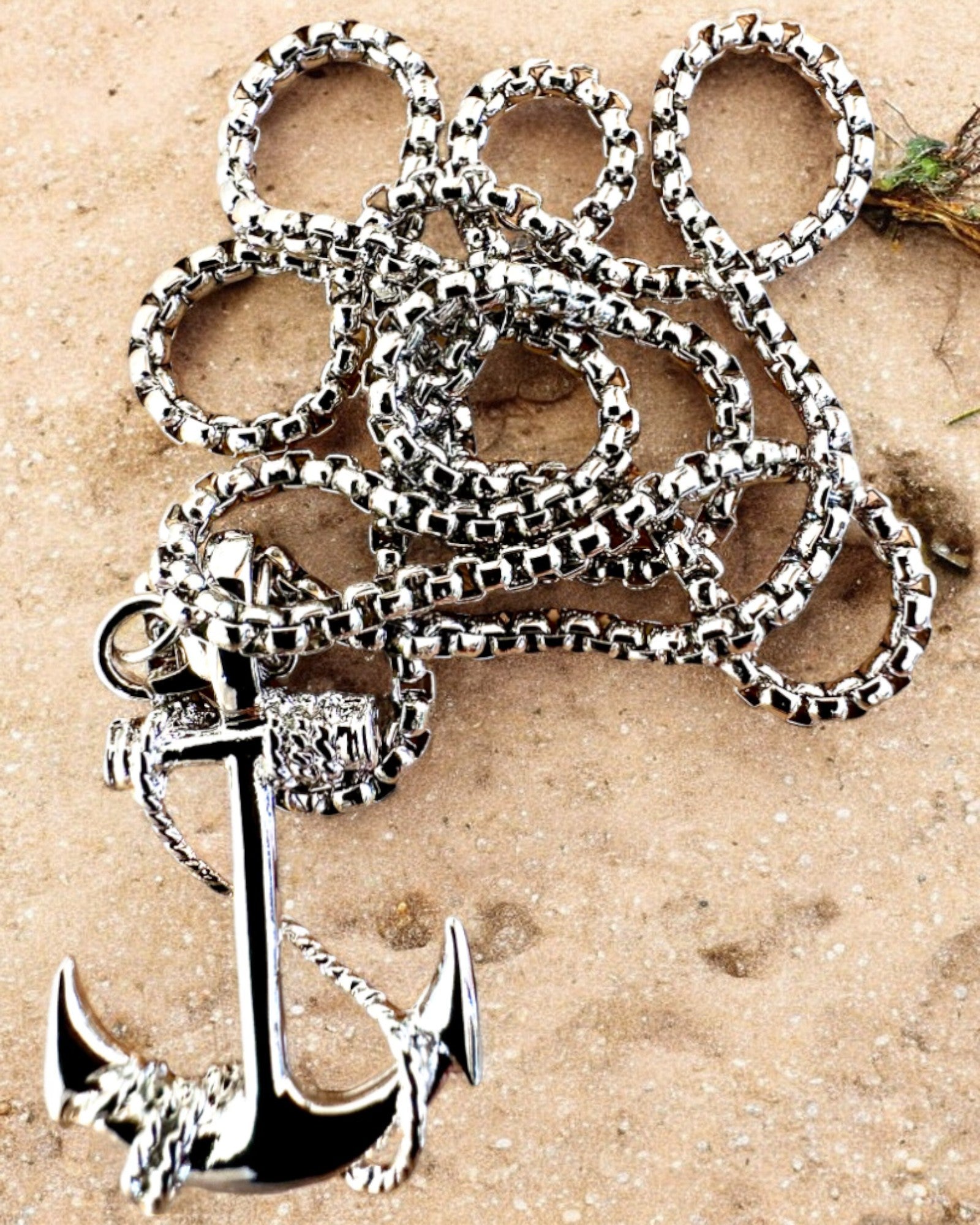 Anker van Determinatie, Zee Amulet, ketting, mogelijkheid tot personalisatie met gravure als cadeau, 3 varianten om uit te kiezen