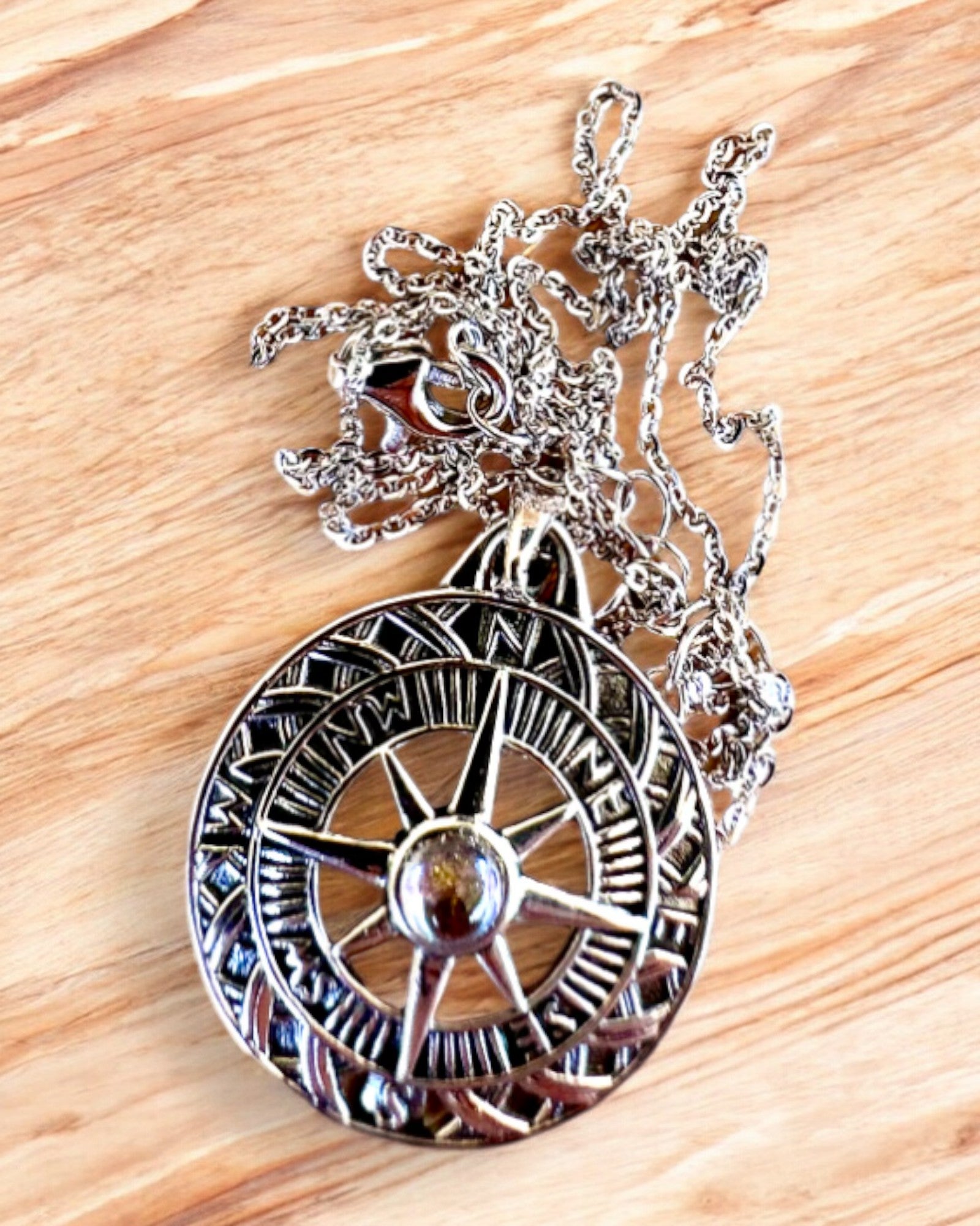 Amulet van Astrale Reizen – Zilveren Ketting met Gravure, personalisatie als cadeau