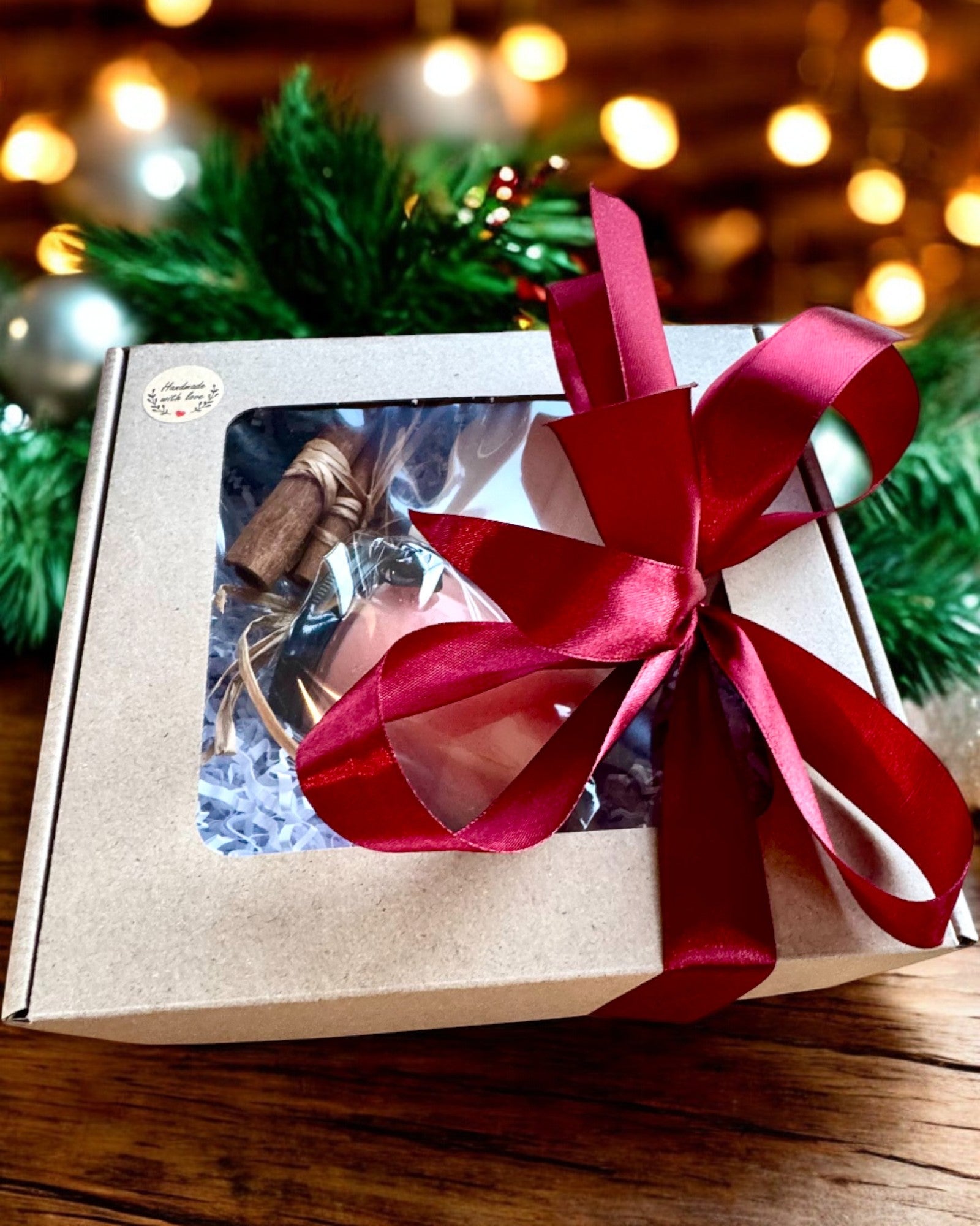 Intentionele sojakaars 250 ml met natuurlijke steen – kies uw energie: citrien of granaat, personalisatie met gravure als cadeau