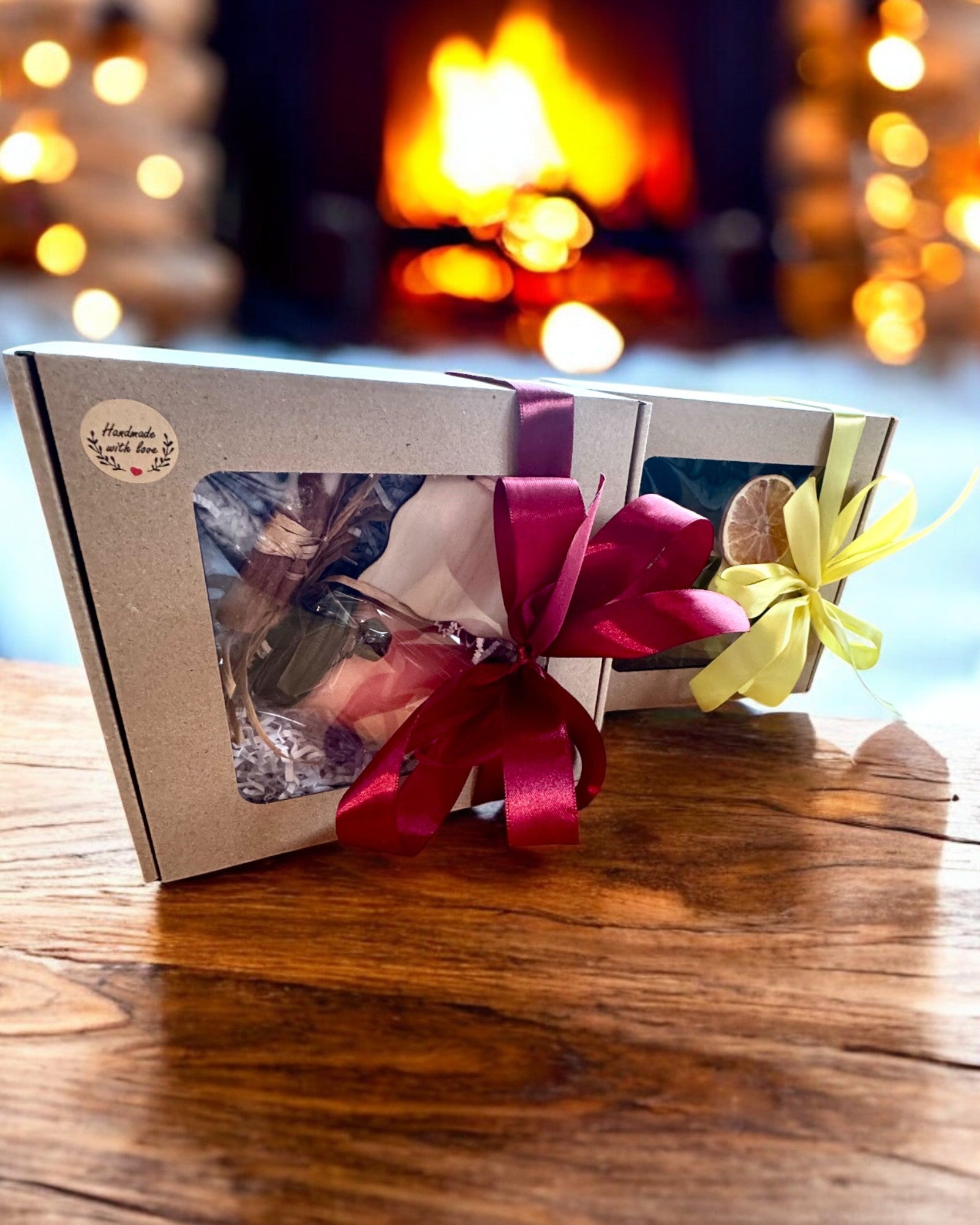 Intentionele sojakaars 250 ml met natuurlijke steen – kies uw energie: citrien of granaat, personalisatie met gravure als cadeau