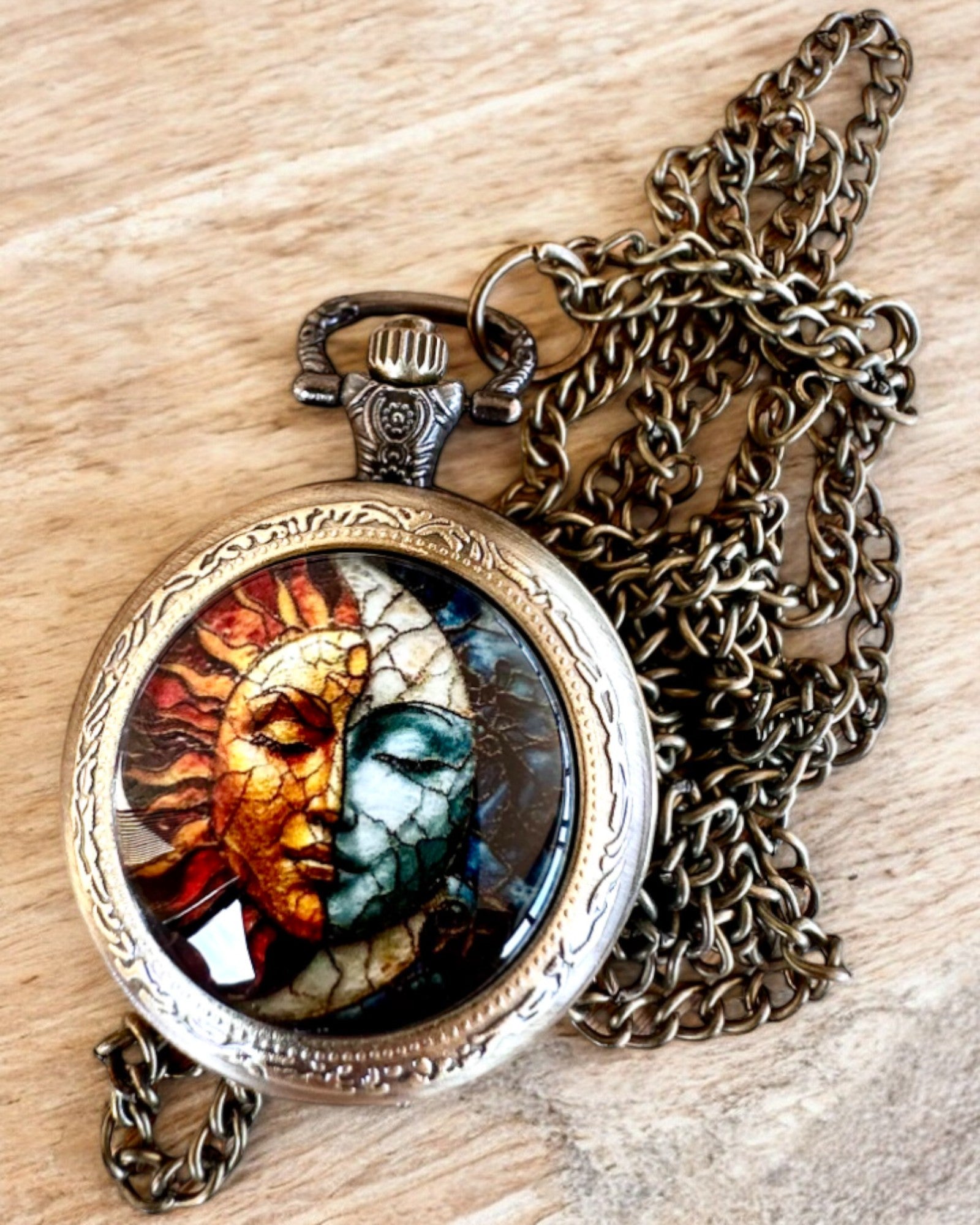 Elegante zakhorloge "Słoneczna Luminacja" met graveermogelijkheid als cadeau
