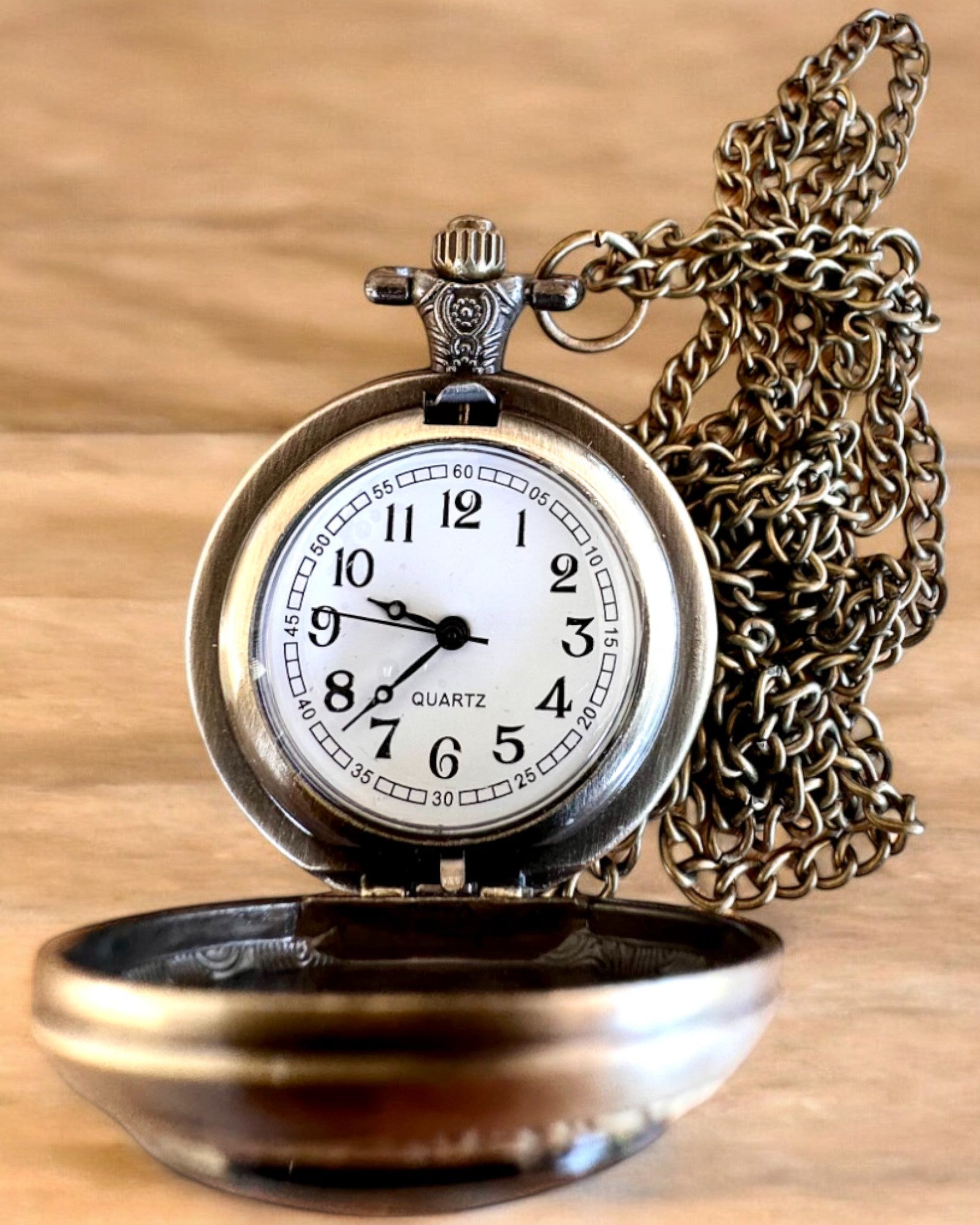 Elegante zakhorloge "Słoneczna Luminacja" met graveermogelijkheid als cadeau