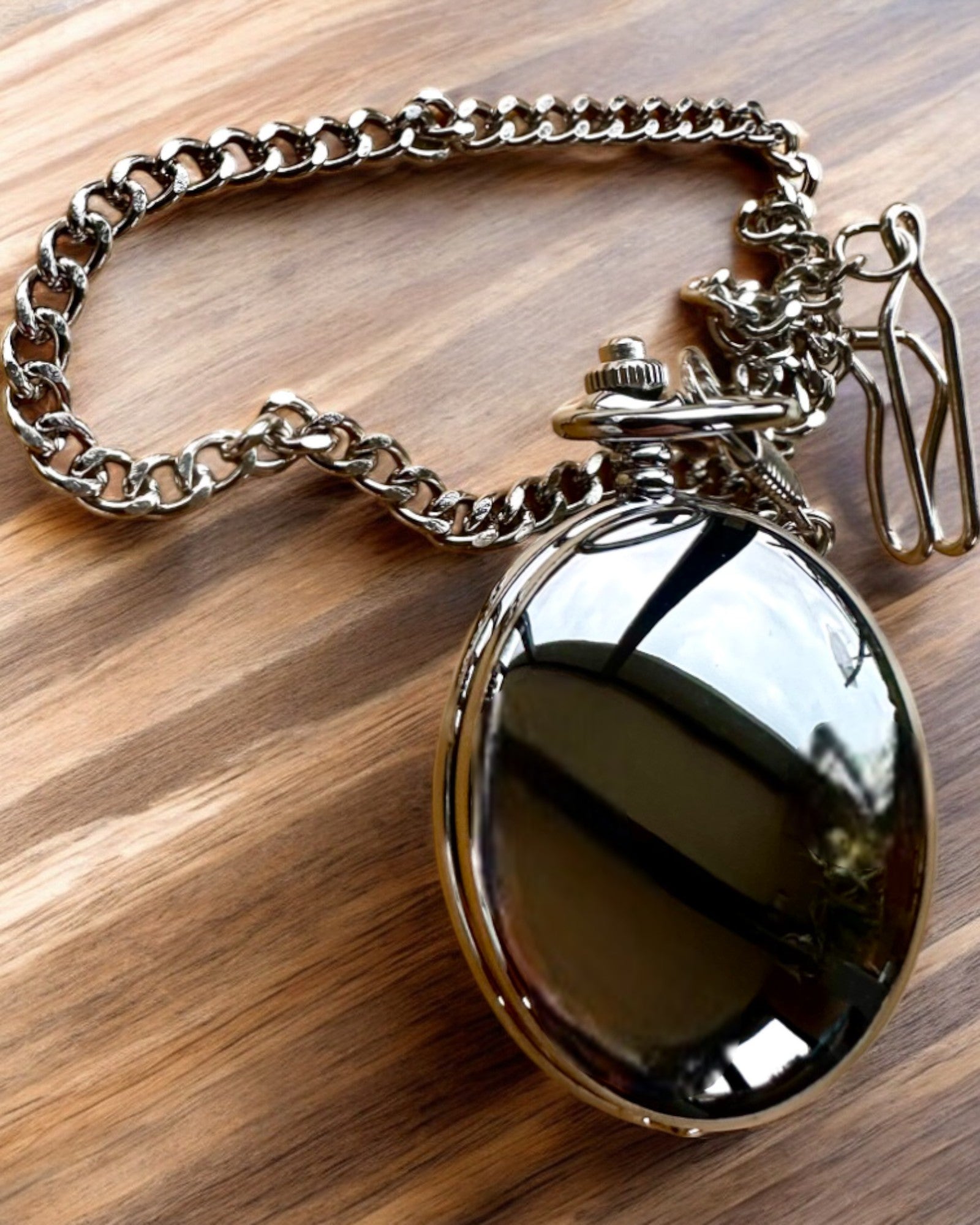 Klassieke Mechanische Zakhorloge met Dubbele Deksel, Handmatig, Zilverkleurig