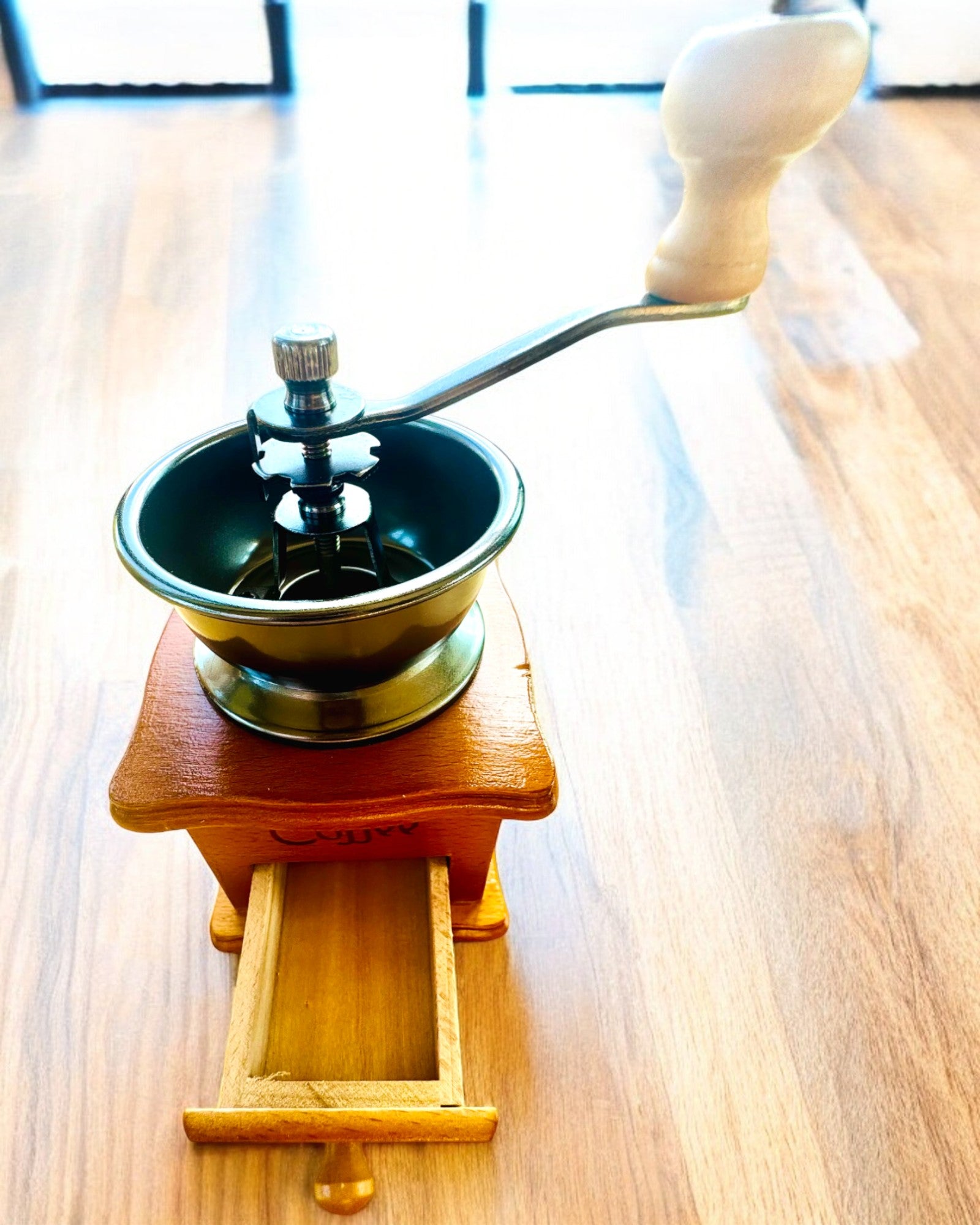 Traditionele Koffiemolen Klassieke Aroma - met graveeroptie, personalisatie als cadeau