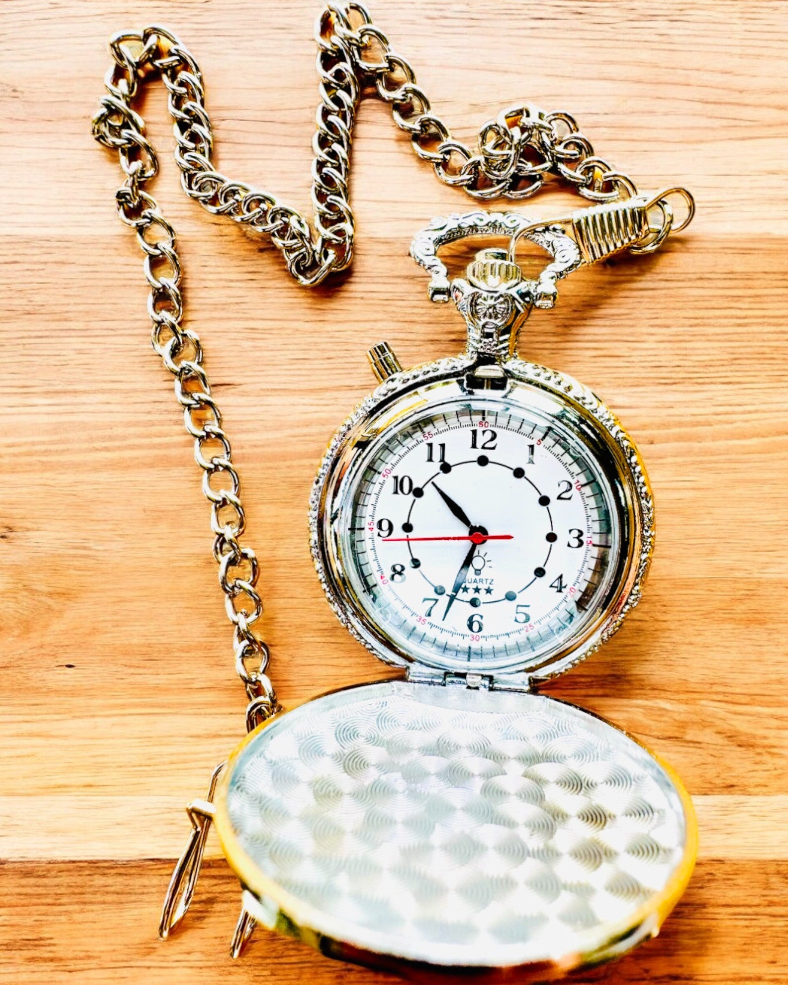 Zakhorloge "Motocyklowy Elegancik 2" – Graveren als cadeau, 3 kleuropties