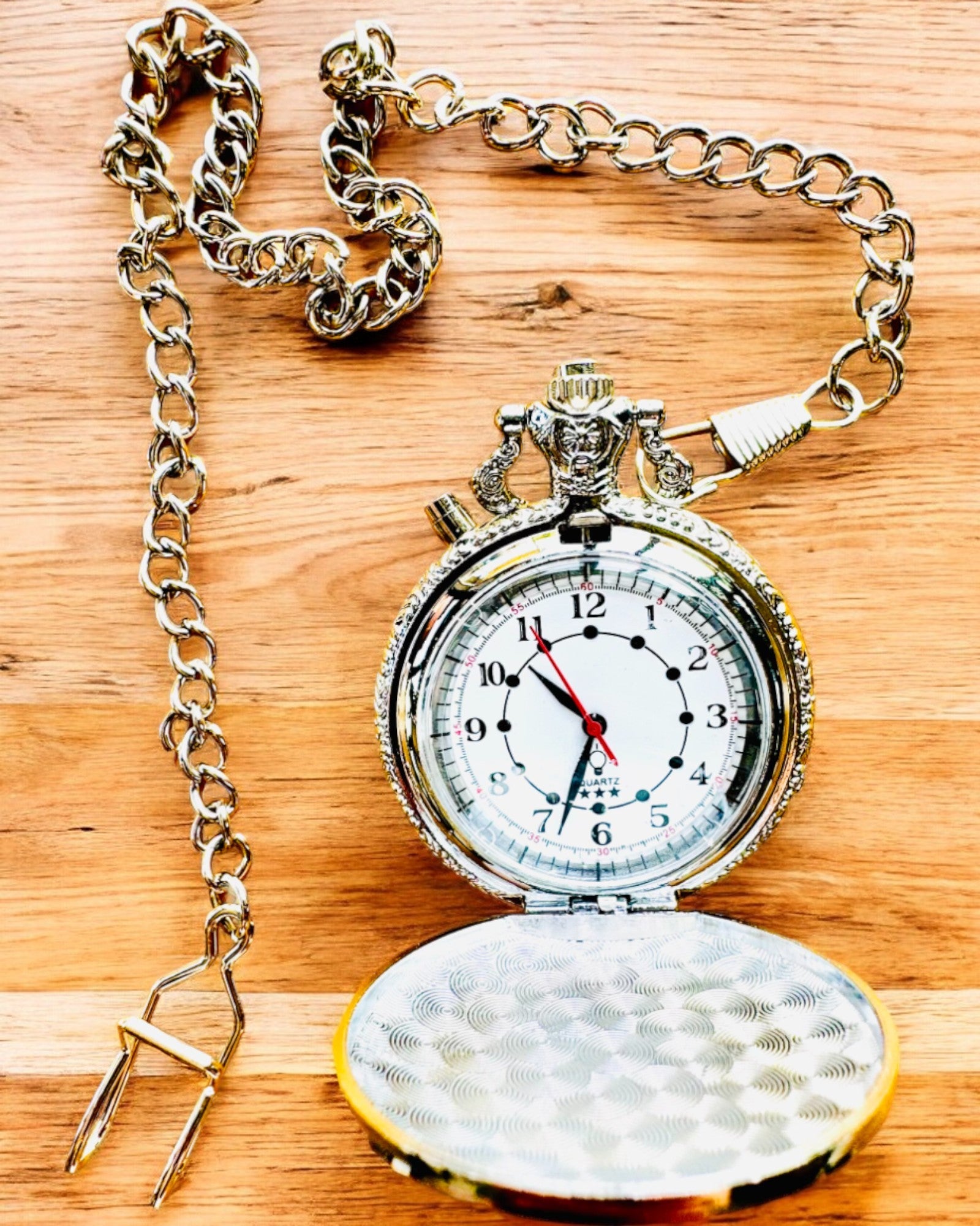 Zakhorloge "Motocyklowy Elegancik 2" – Graveren als cadeau, 3 kleuropties