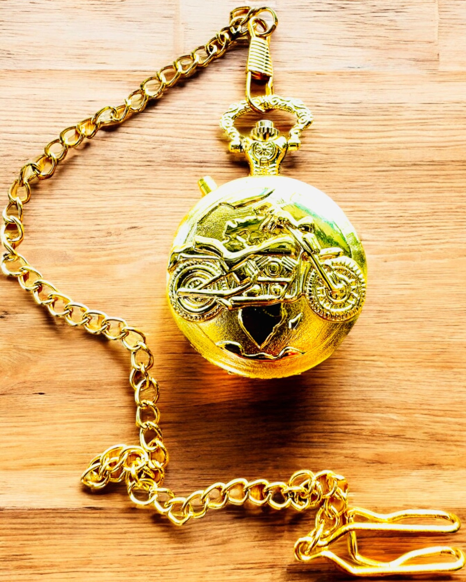 Zakhorloge "Motocyklowy Elegancik 2" – Graveren als cadeau, 3 kleuropties