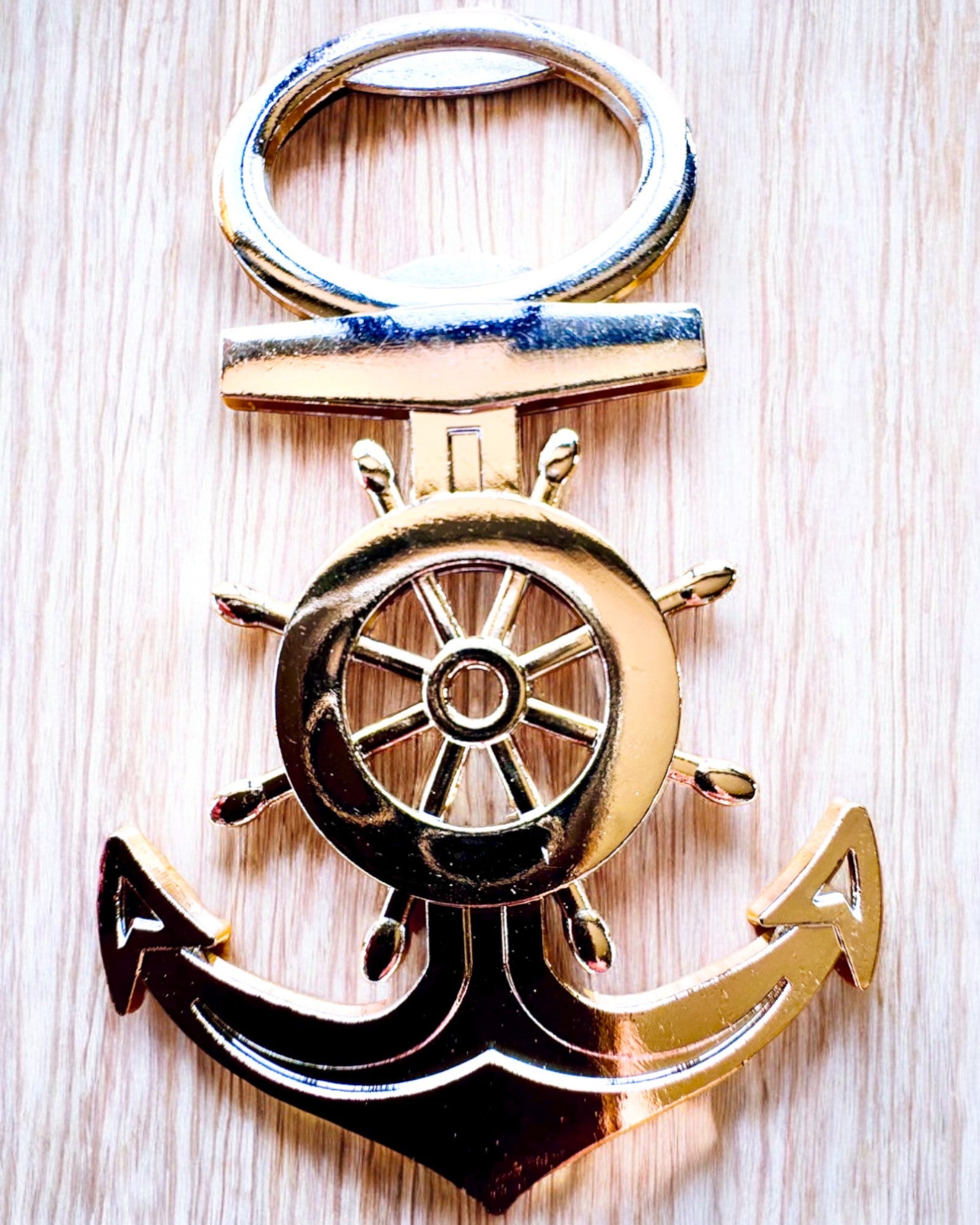 Kapiteinsflesopener - personalisatie mogelijk met gravure, zilverkleurig