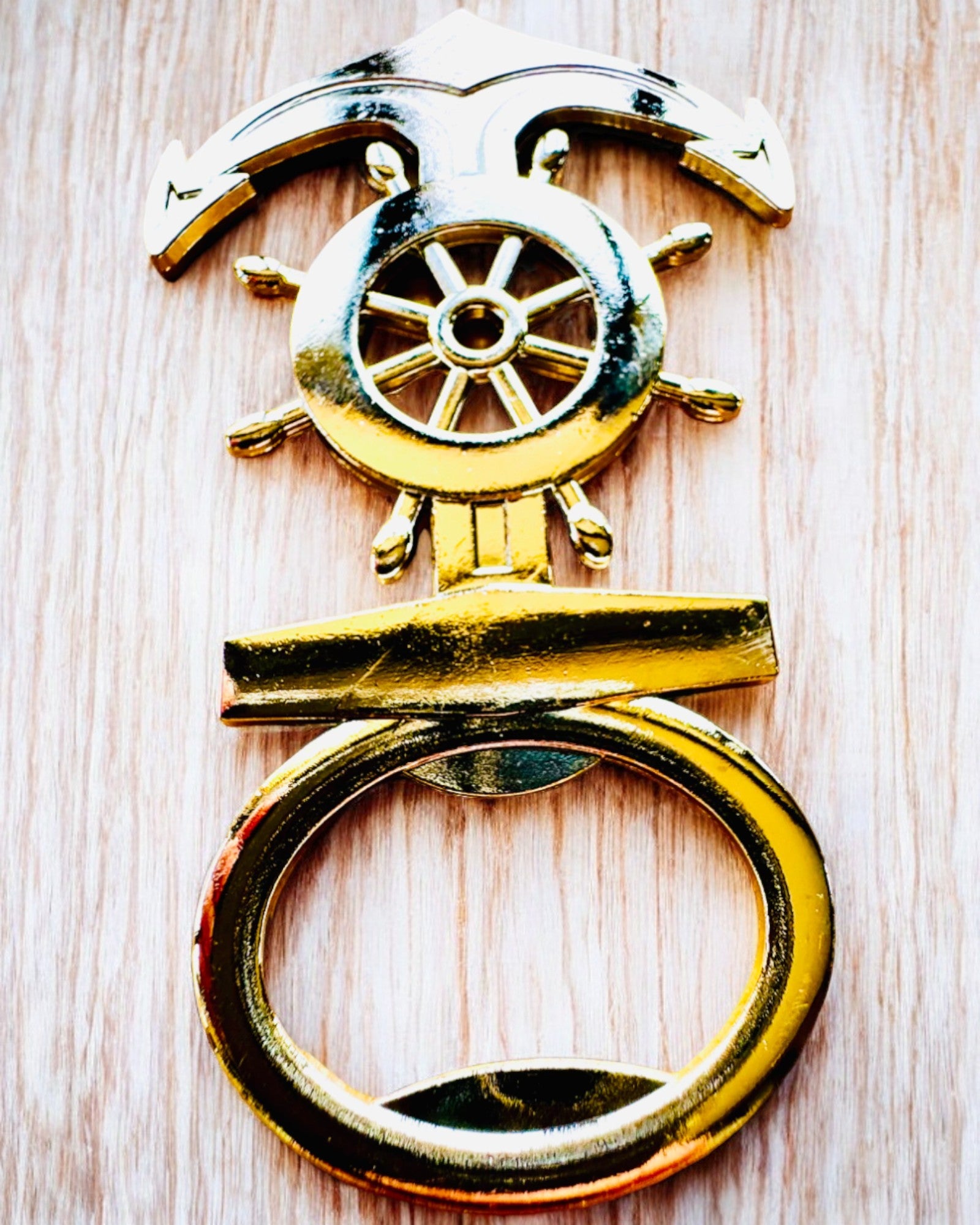 Kapiteinsflesopener - personalisatie mogelijk met gravure, zilverkleurig