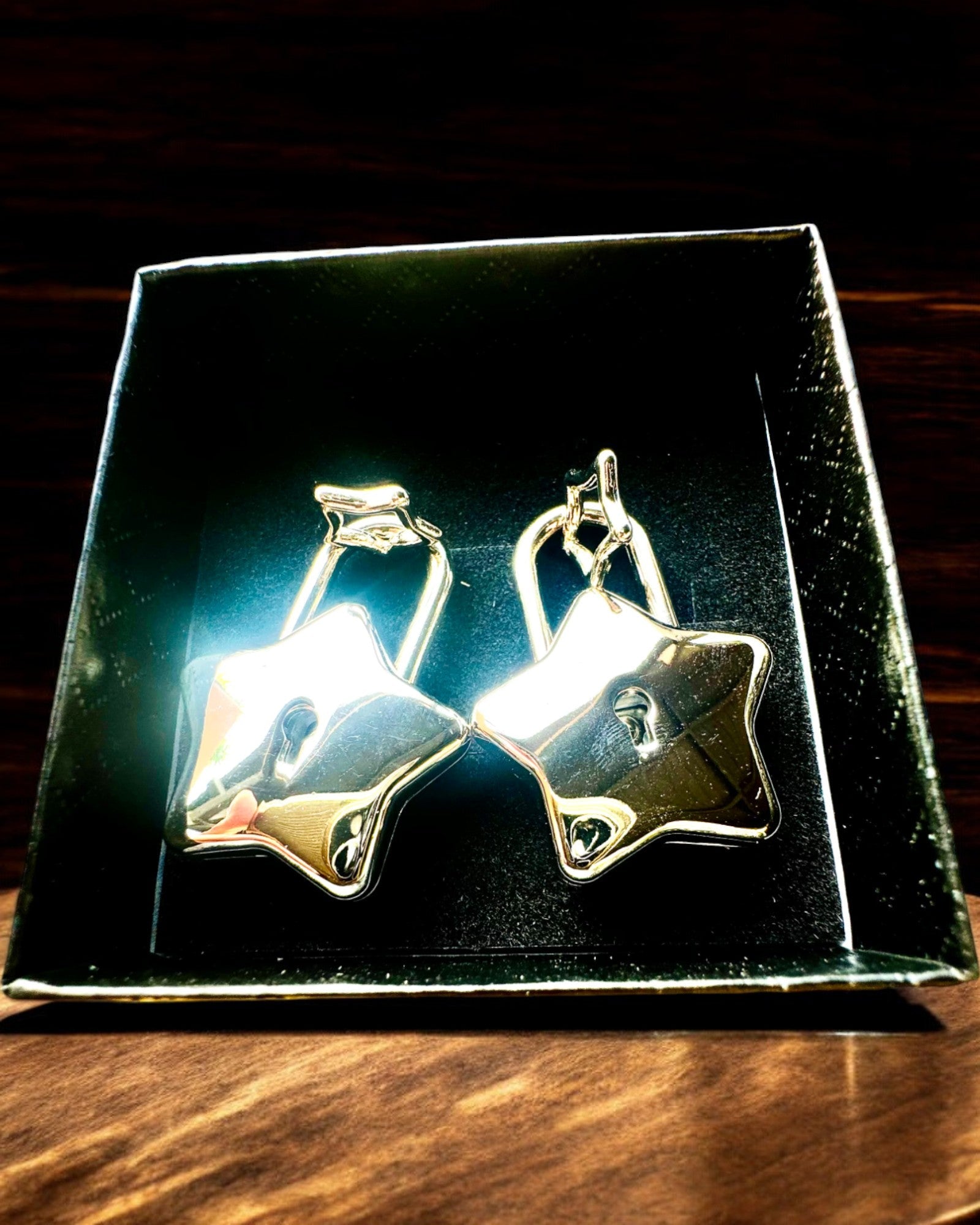 2 Stervormige mini-sloten met Gravure – Beveilig Je Dromen, gepersonaliseerd als cadeau, 2 kleuropties om uit te kiezen