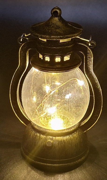 LED-nachtlampje in de vorm van een olielamp met mogelijkheid tot personalisatie door gravure, ideaal als cadeau - hoogte 12,6 cm, breedte 5,8 cm, CE-certificaat