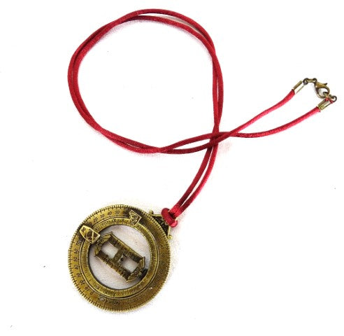 Miniatuur zonnewijzer - astronomische ringen - H90