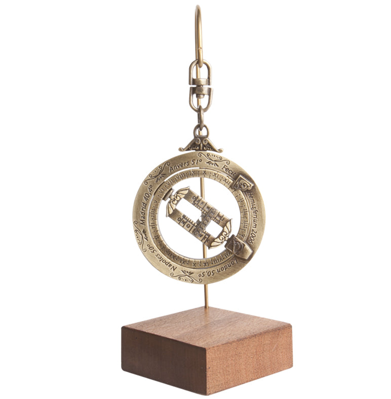 Miniatuur-zonnewijzer H89 met astronomische ringen