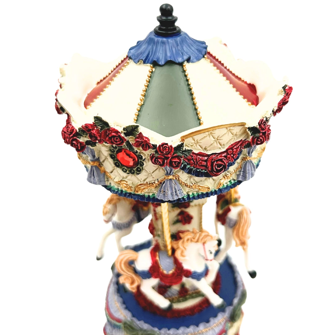 Carrousel-muziekdoos 18cm met gravure