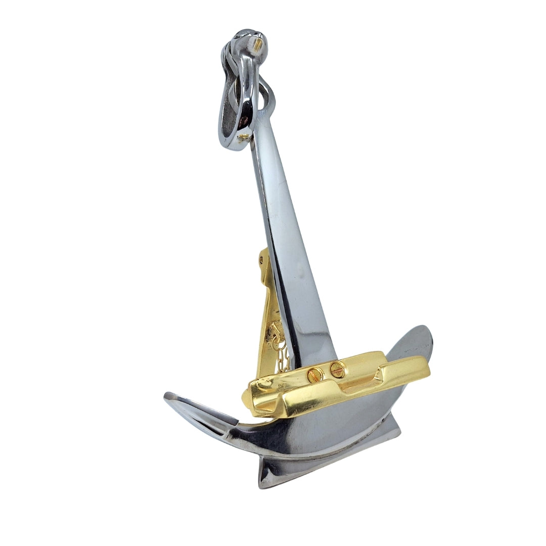 Smartphonestandaard Anker MT201 met metalen afwerking, mogelijkheid tot personalisatie met gravure, ideaal cadeau voor een zeiler, hoogte 25 cm, breedte 16 cm