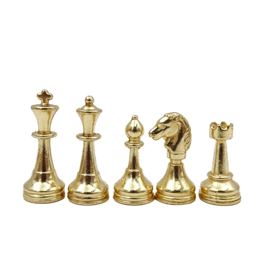 Exclusief metalen magnetisch schaakspel Italfama 18x18 cm – N300