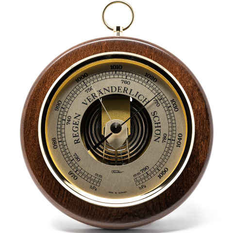 Ronde barometer 1436R-12 Fischer