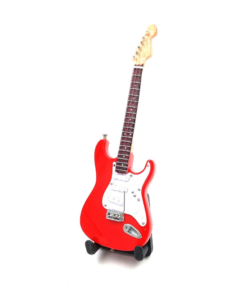 Mini-gitaar 15cm BMG-009 in Mark Knopfler-stijl met personaliseerbare gravure