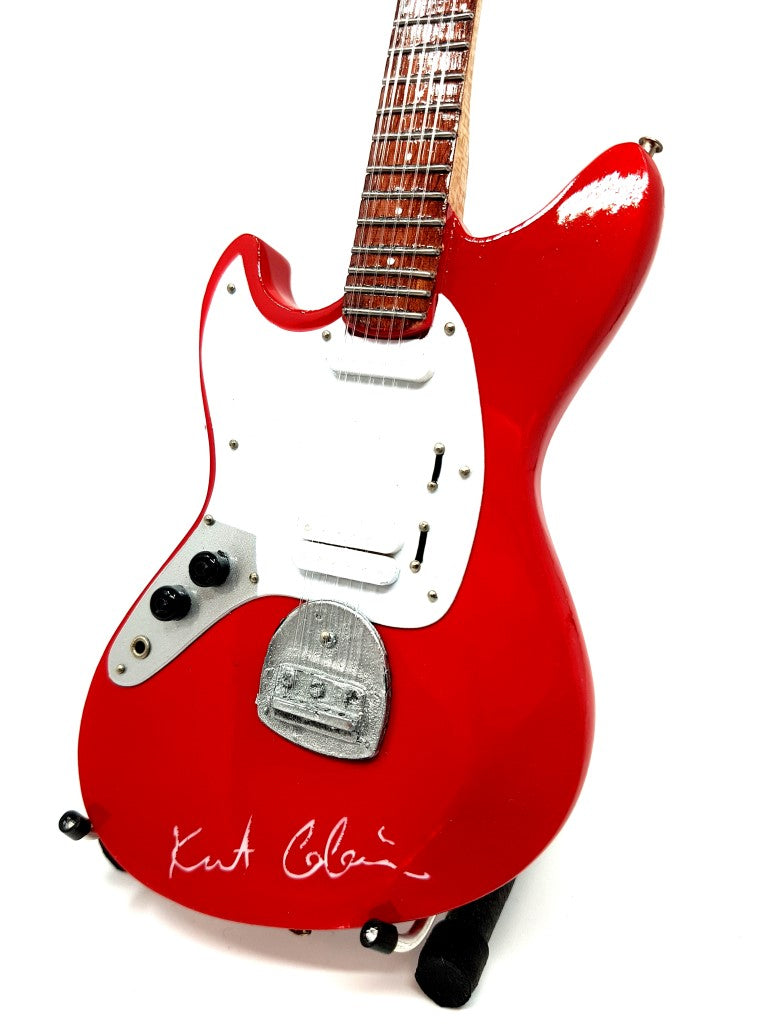 Mini-gitaar Kurt Cobain Nirvana MGT-0277 met mogelijkheid tot personalisatie met gravure