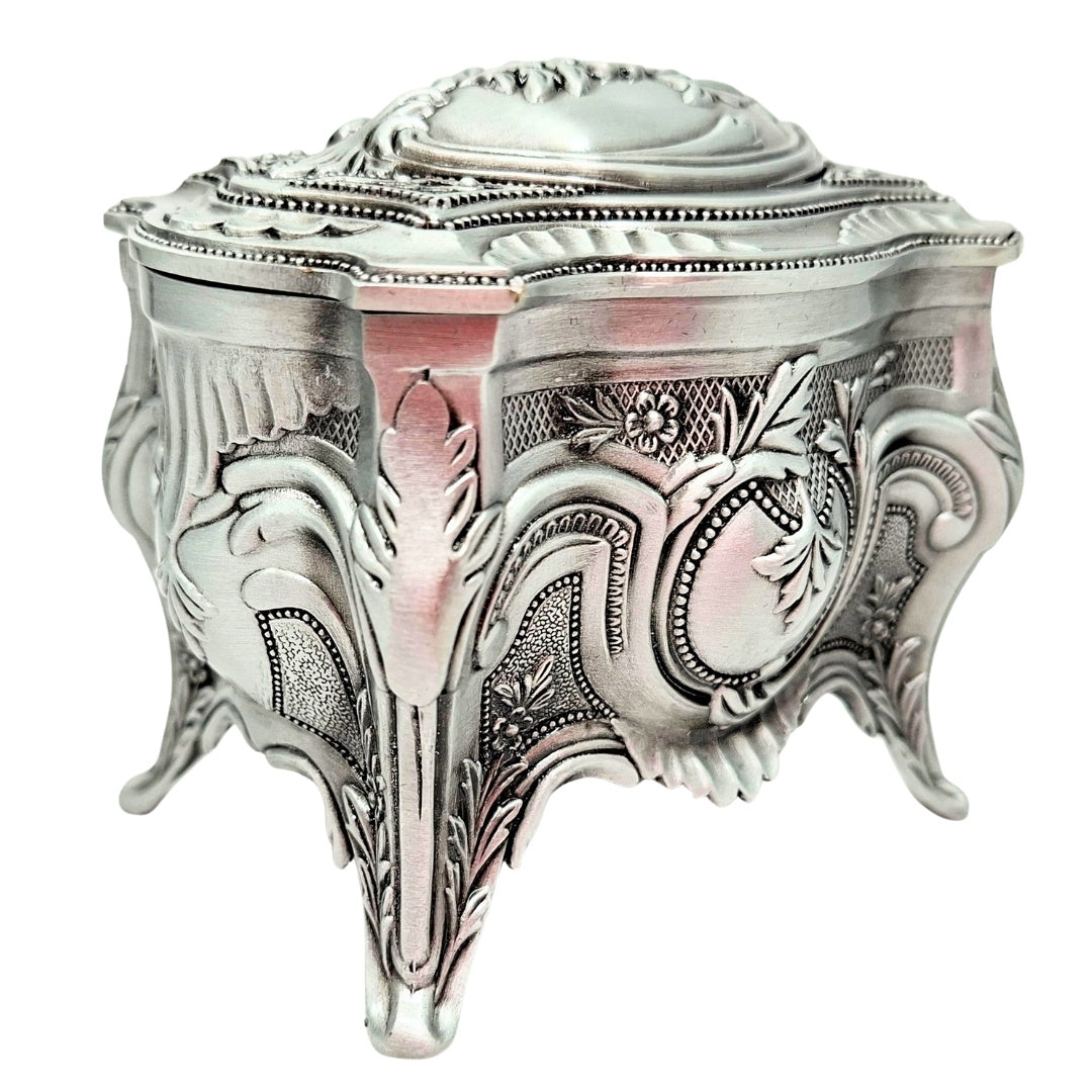 Elegant metalen sieradendoosje 2139S met mogelijkheid tot personalisatie met gravure