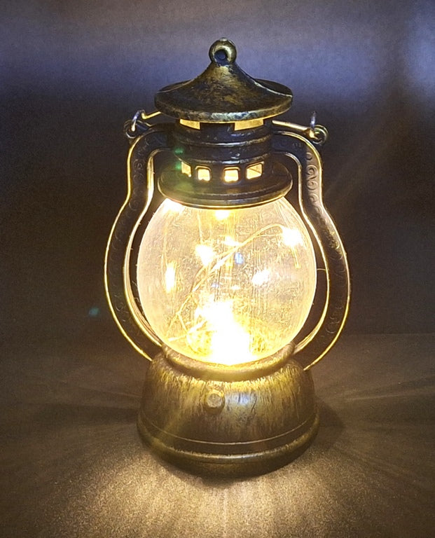 LED-nachtlampje in de vorm van een olielamp met mogelijkheid tot personalisatie door gravure, ideaal als cadeau - hoogte 12,6 cm, breedte 5,8 cm, CE-certificaat