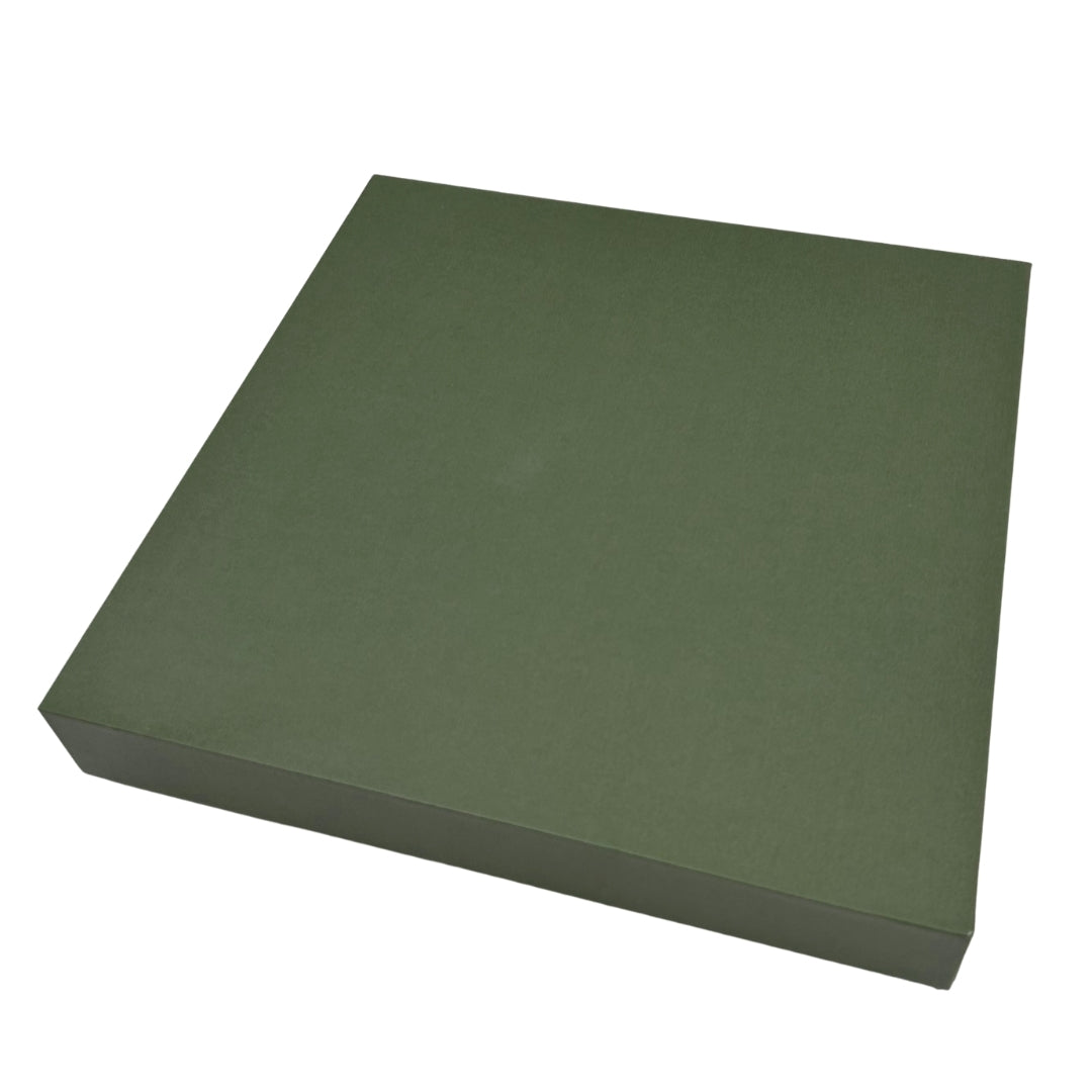Elegante geschenkset met gepersonaliseerde gravure - leren notitieboek A5 in olijfgroen met pen en reservevulling in esthetische geschenkdoos