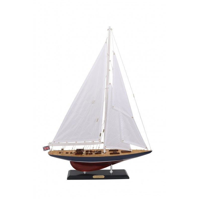 Replica van het jacht Endeavour 70 cm met mogelijkheid tot personalisatie met gravure