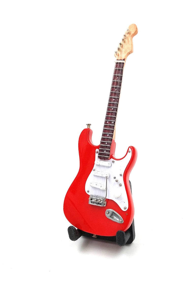 Mini-gitaar 15cm BMG-009 in Mark Knopfler-stijl met personaliseerbare gravure