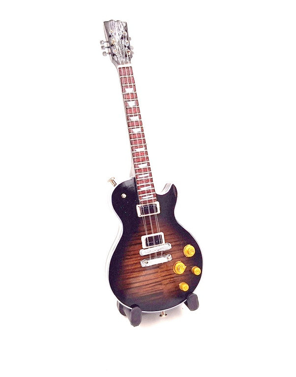 Mini-gitaar 15cm in Slash-stijl van mahoniehout