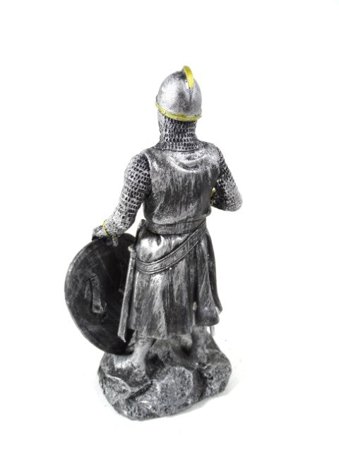 Ridderfiguur - kruisvaarder 18cm met mogelijkheid tot personalisatie met gravure