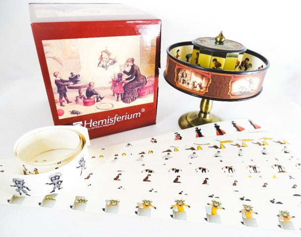 Retro praxinoscoop H63 met mogelijkheid tot personalisatie met gravure